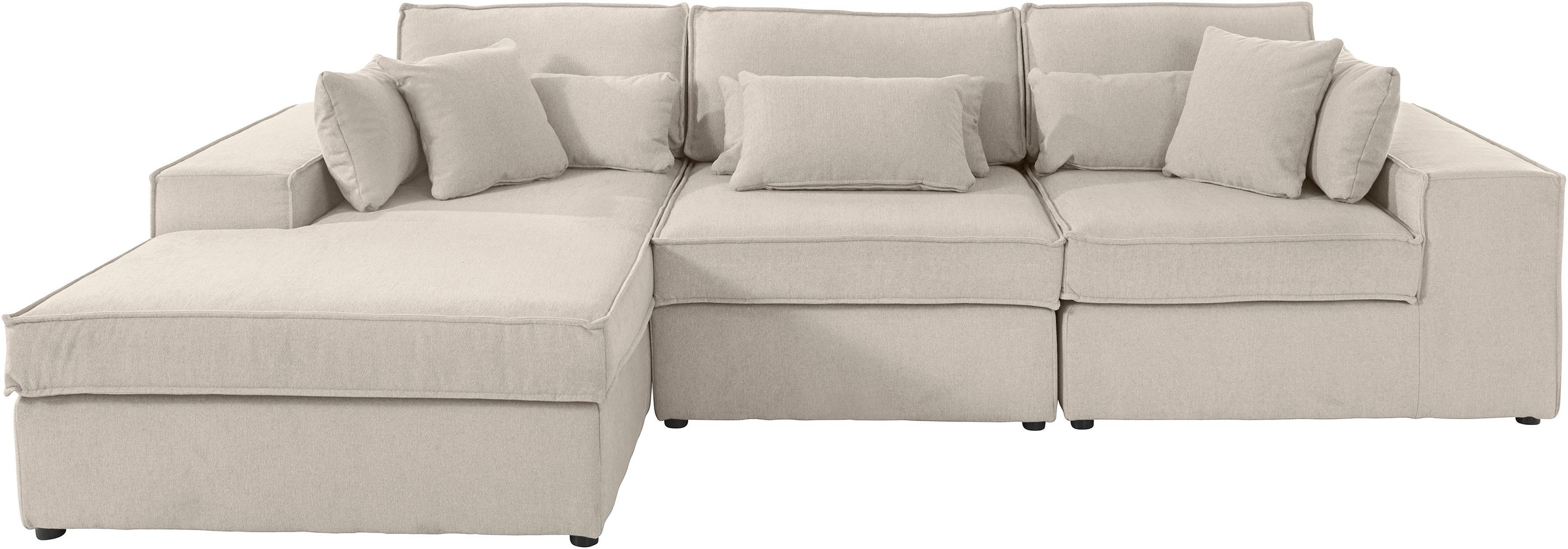 OTTO home Ecksofa "Florid L-Form" 3 Teile, bestehend aus Modulen, viele Bez günstig online kaufen