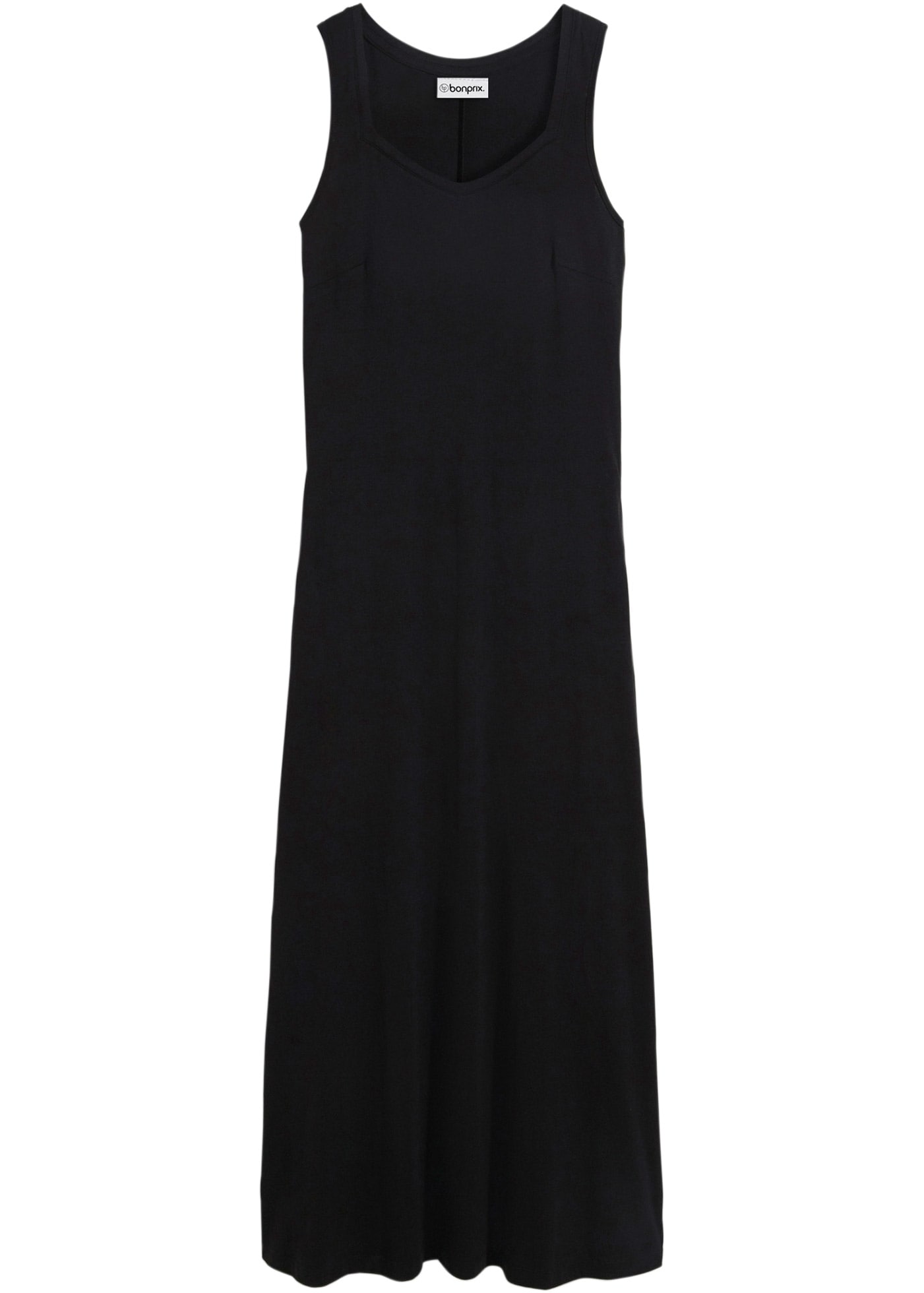 bonprix Maxikleid aus Jersey-Material, mit Viskose-Anteil, lässige Passform