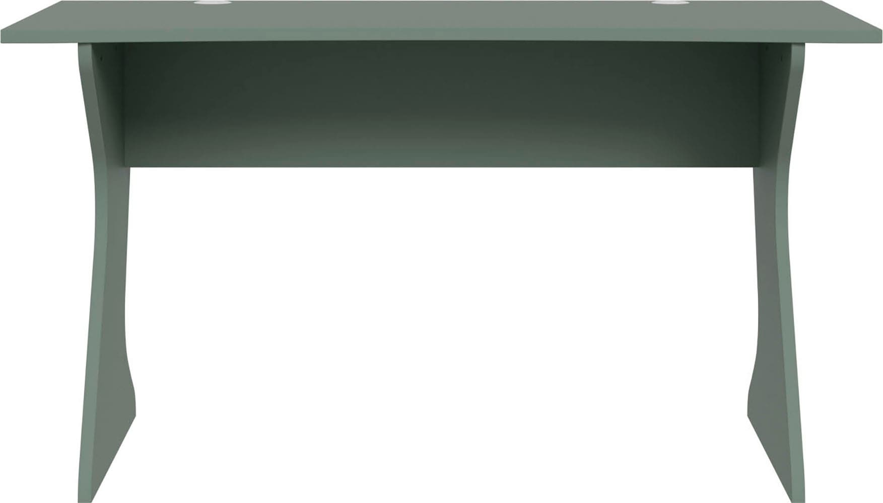 FORTE Schreibtisch »Utapau, geschwungene Tischplattenform,«, mit Kabeldurchführung, verschiedene Maßausführungen