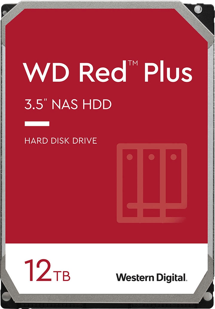 HDD-NAS-Festplatte »WD Red Plus«, 3,5 Zoll, Anschluss SATA