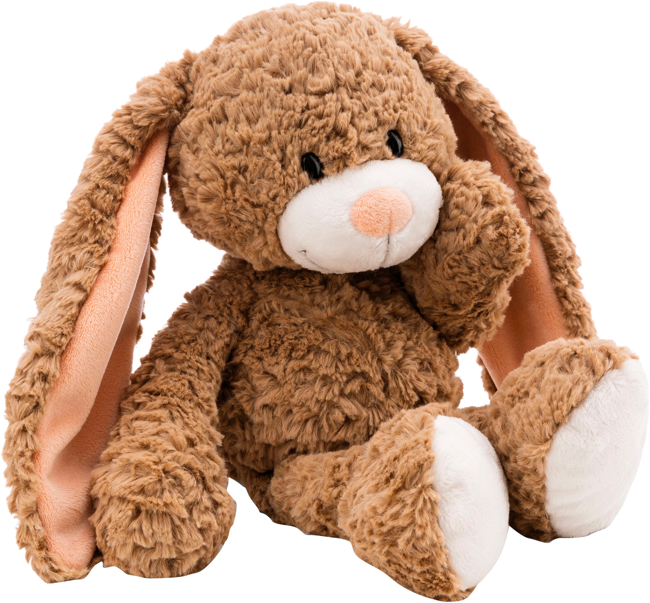 NICI Kinder Kuscheltier "Classic Bear, Hase Lopino, 70 cm schlenkernd", braun, B:35cm H:70cm L:32cm, Plüschfiguren, schlenkernd; enthält recyceltes