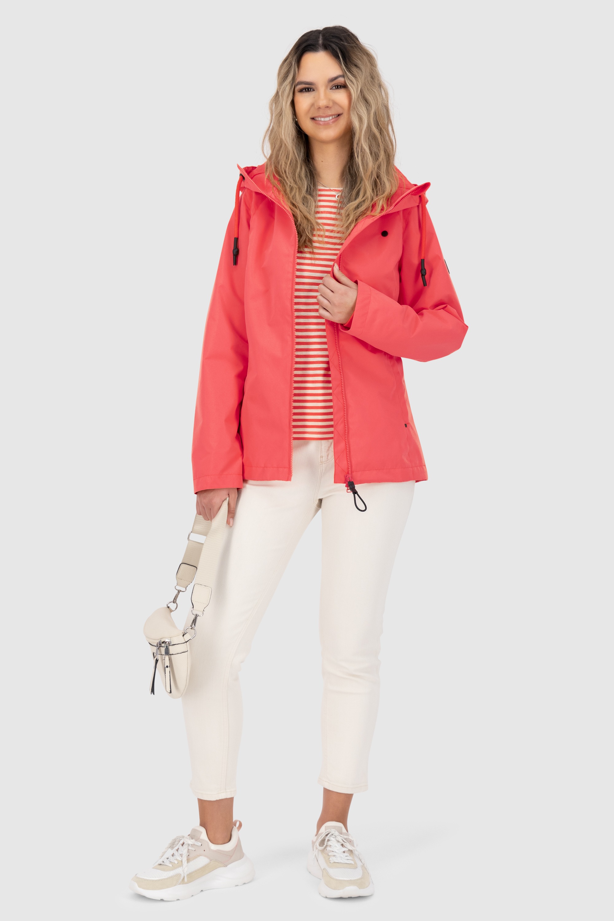 Thumbnail - Alife & Kickin Outdoorjacke "LilouAKA" mit Kapuze mit Kapuze und in figurbetontem Fit