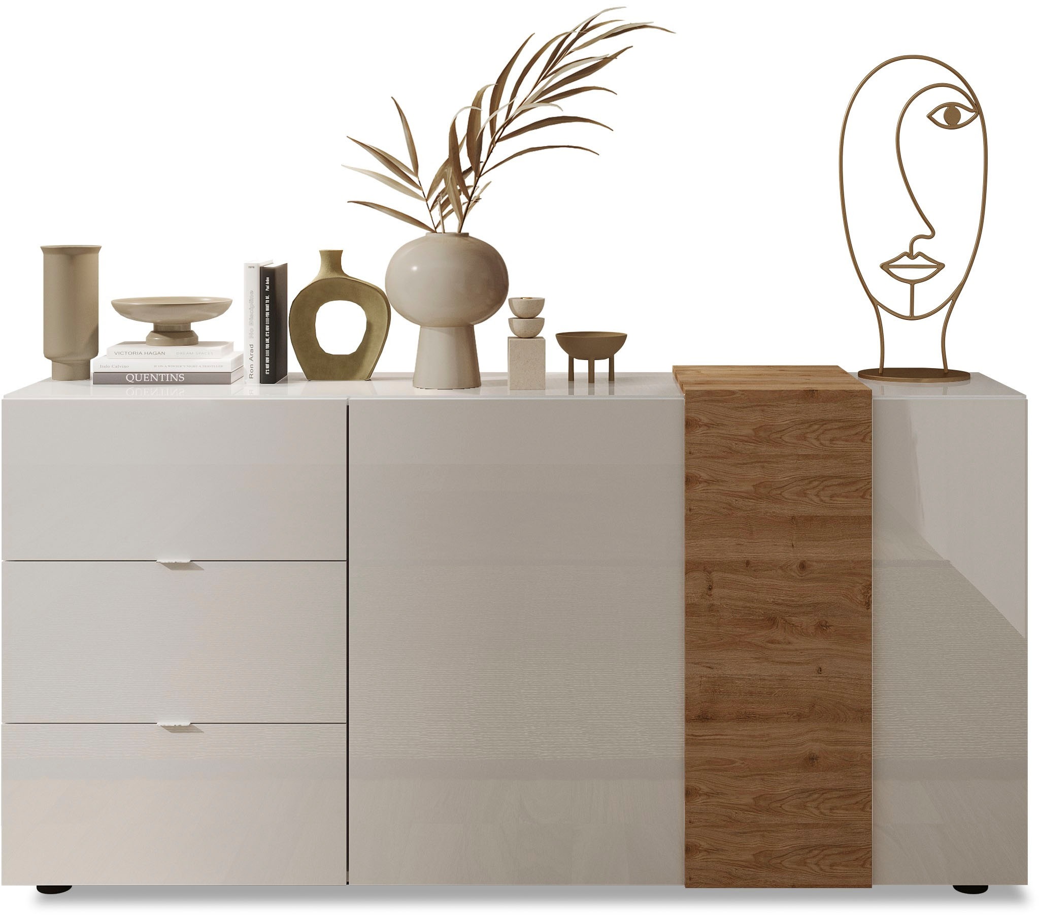 Home affaire Sideboard "Venus, Kommode" Breite 181 cm günstig online kaufen