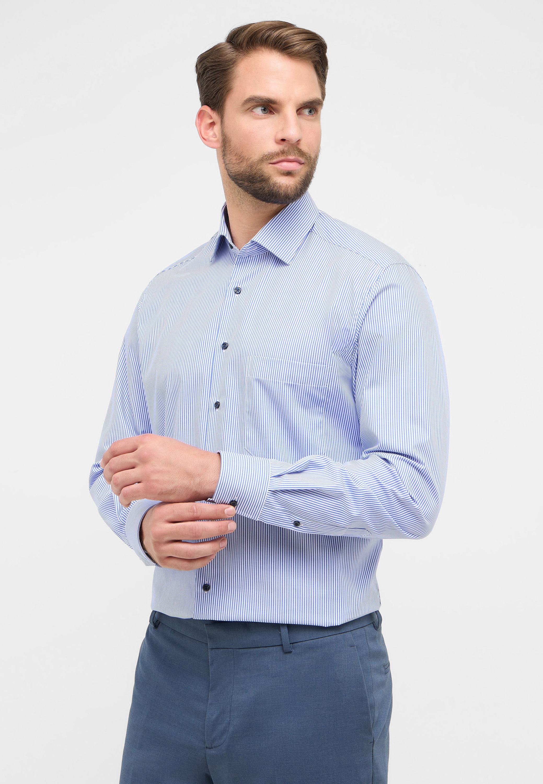 Eterna Langarmhemd "COMFORT FIT", NON IRON (bügelfrei) günstig online kaufen