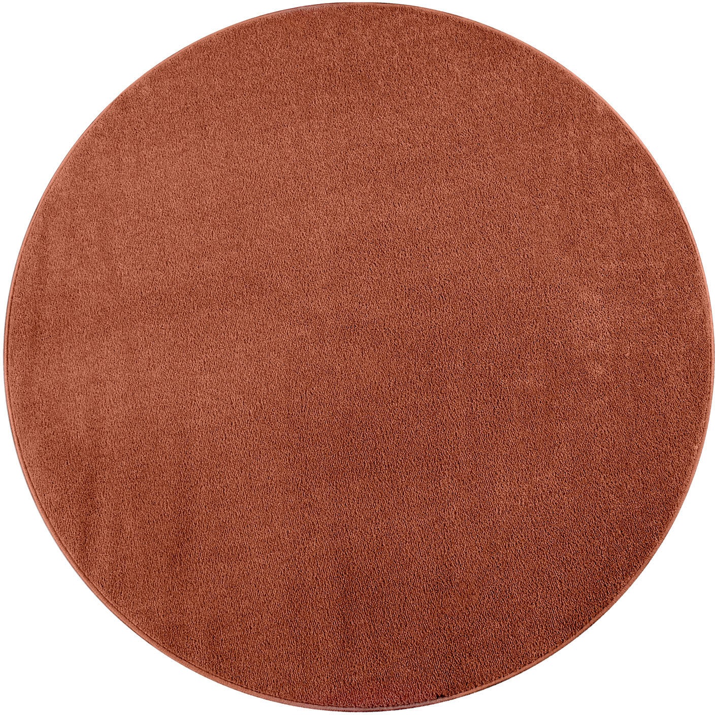 Paco Home Teppich "Porto 890" rund 13 mm Höhe Kurzflor, Uni-Farben, ideal i günstig online kaufen
