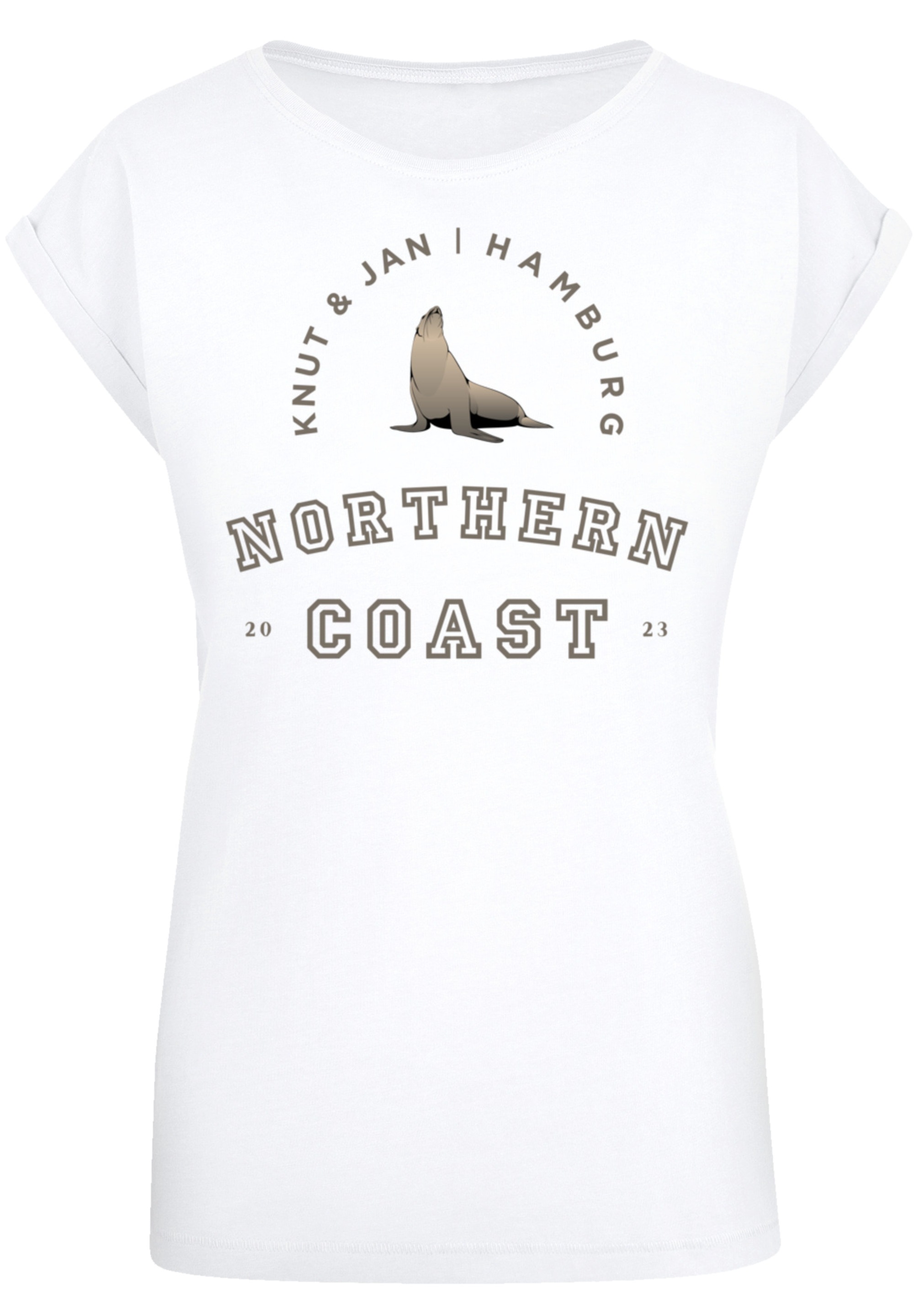 F4NT4STIC T-Shirt »Robbe Knut & Jan Hamburg«, Print