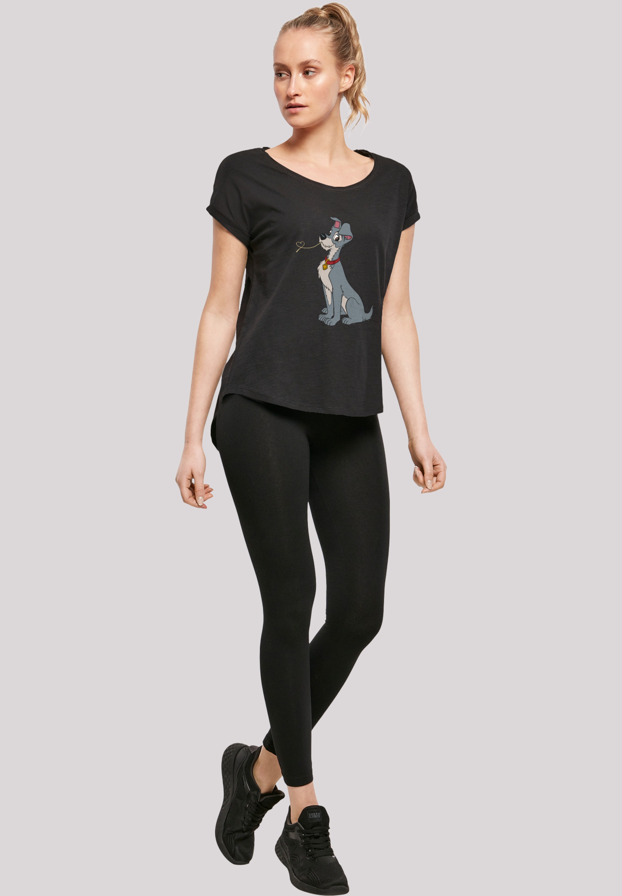 F4NT4STIC T-Shirt »Susi und Strolch Spaghetti Heart«, Print