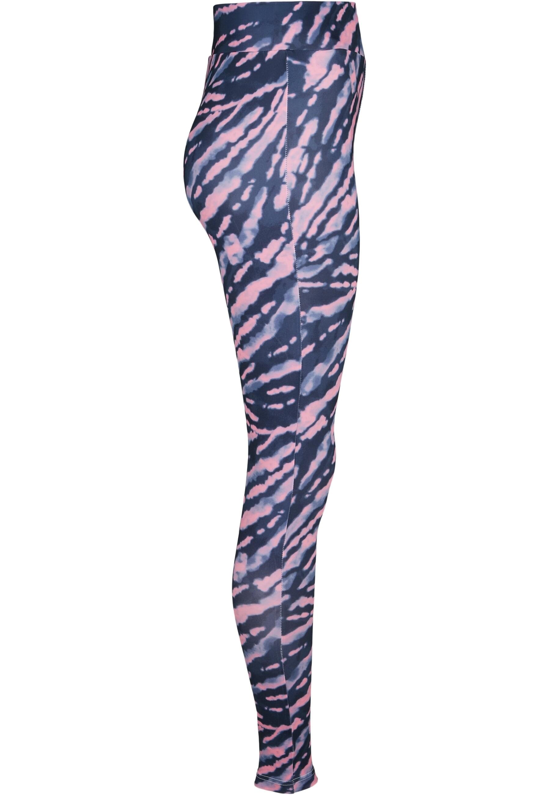 URBAN CLASSICS Leggings »Urban Classics Damen Ladies High Waist Tie Dye Leggings«, (1 tlg.)