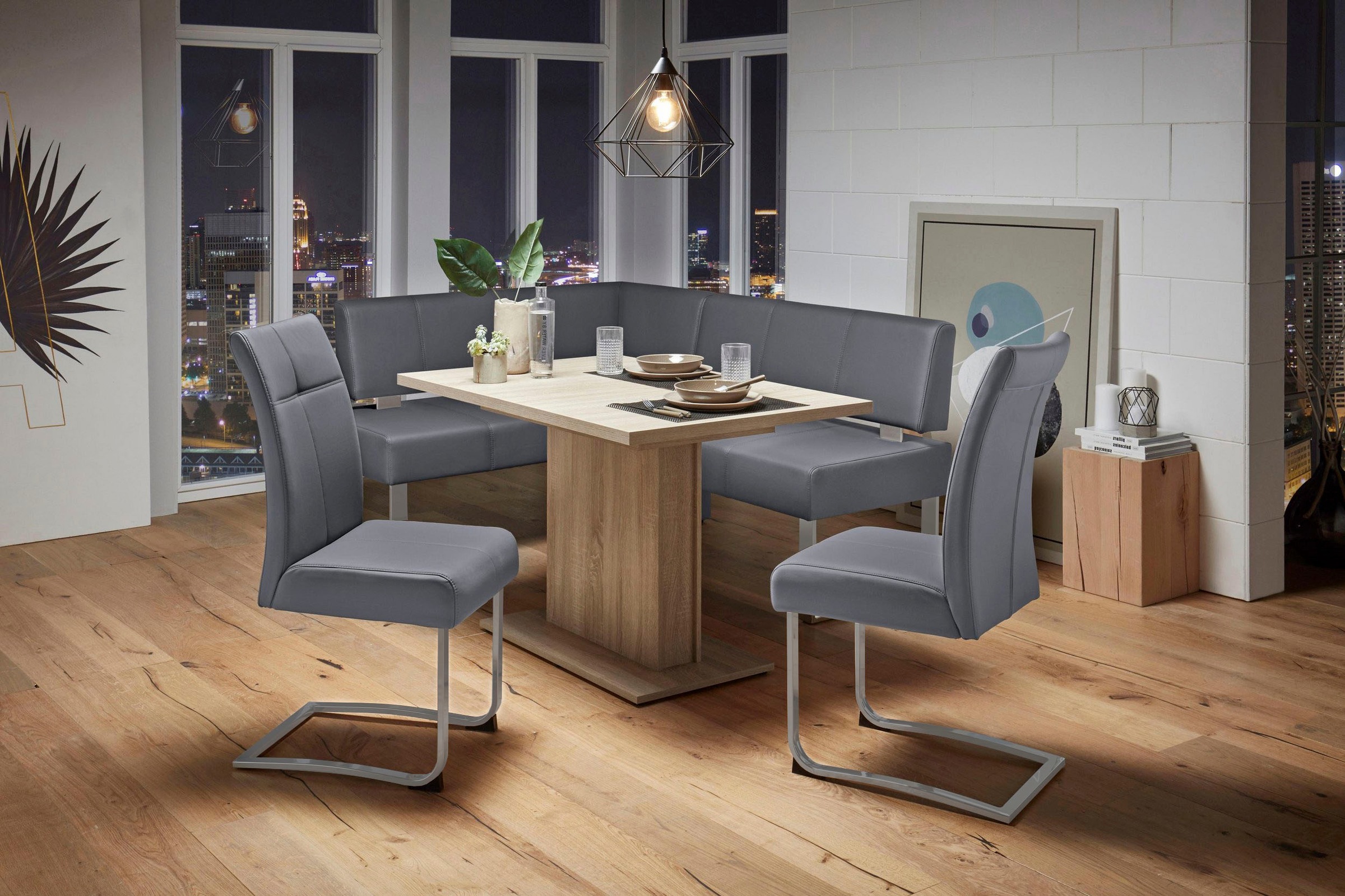 Home affaire Freischwinger "Rab", (Set), 2 St., Kunstleder, Bezug in versch günstig online kaufen
