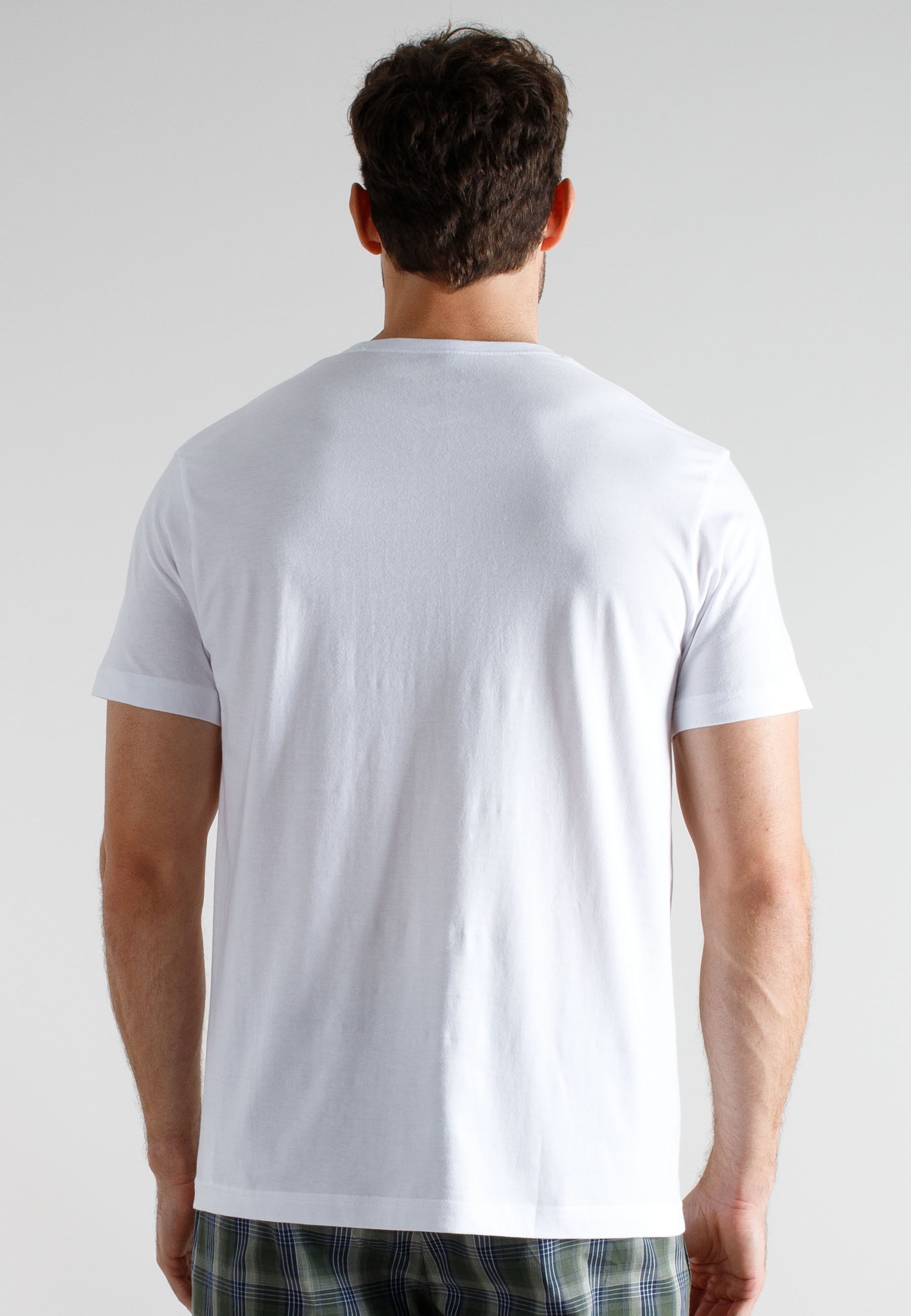 T-Shirt TOM TAILOR, Damen, Gr. 8, weiß, hell, uni, Single Jersey, Obermaterial: 100% Baumwolle, Shirts T-Shirt 3