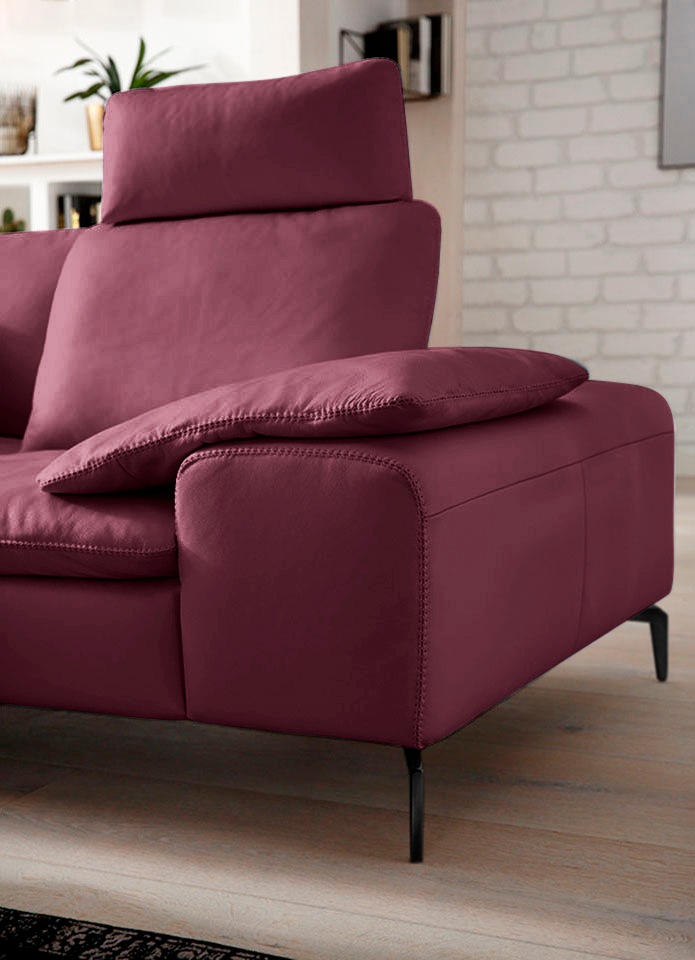 Thumbnail - W.SCHILLIG Ecksofa "valentinoo, Designsofa, elegant und bequem, L-Form" mit Sitztiefenverstellung, Breite 318 cm