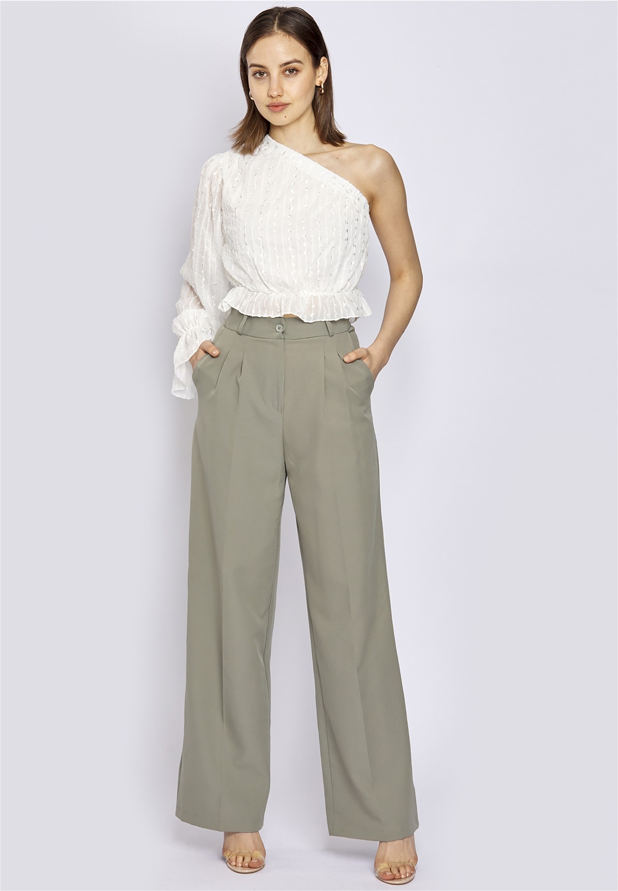 freshlions Klassische Bluse 1 Stk. im asymmetrischen Design günstig online kaufen