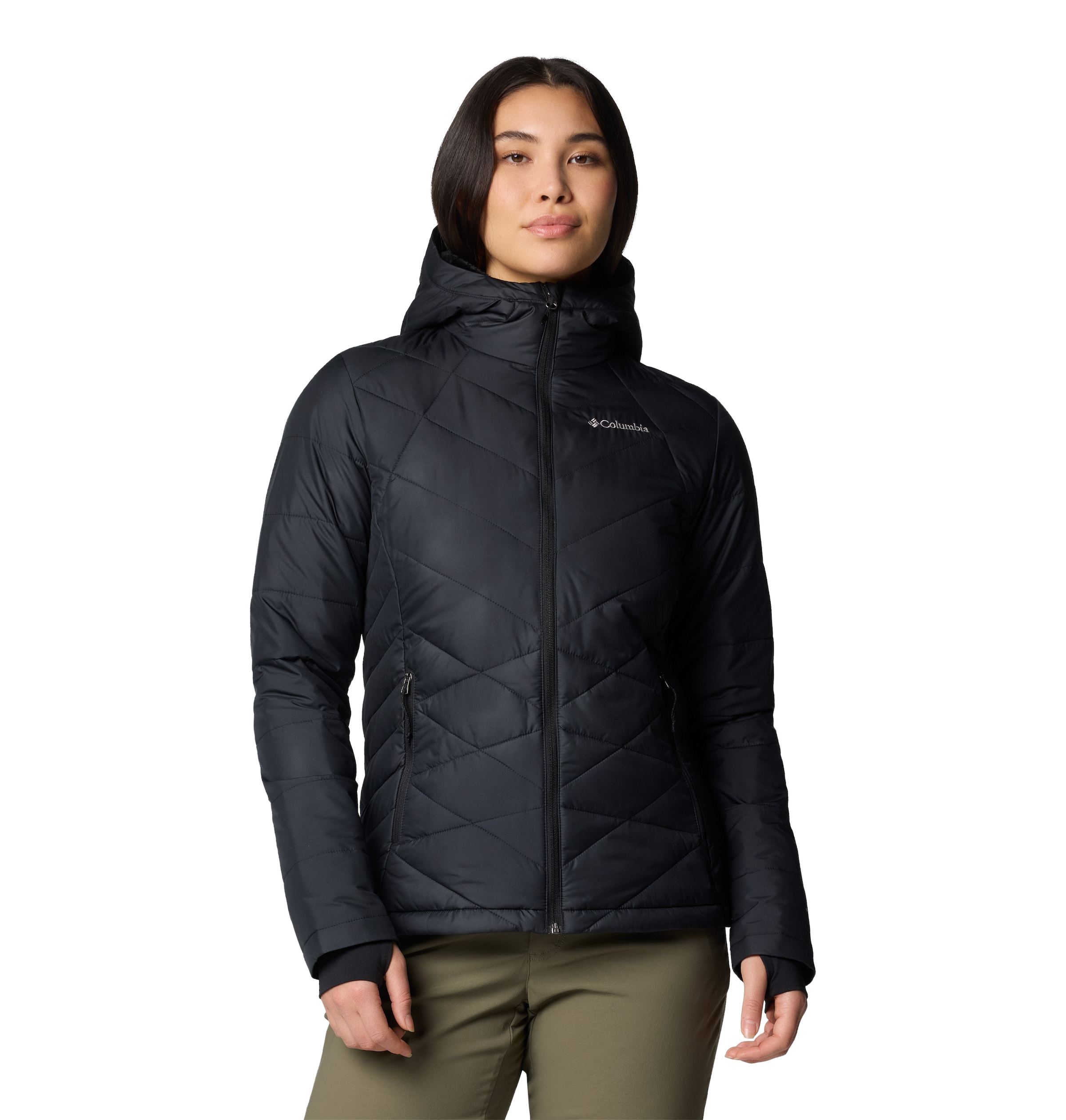 Columbia Steppjacke "Heavenly Hooded Jacket" mit Kapuze mit integrierter Thermotechnologie, wasserabweisend, windabweisend