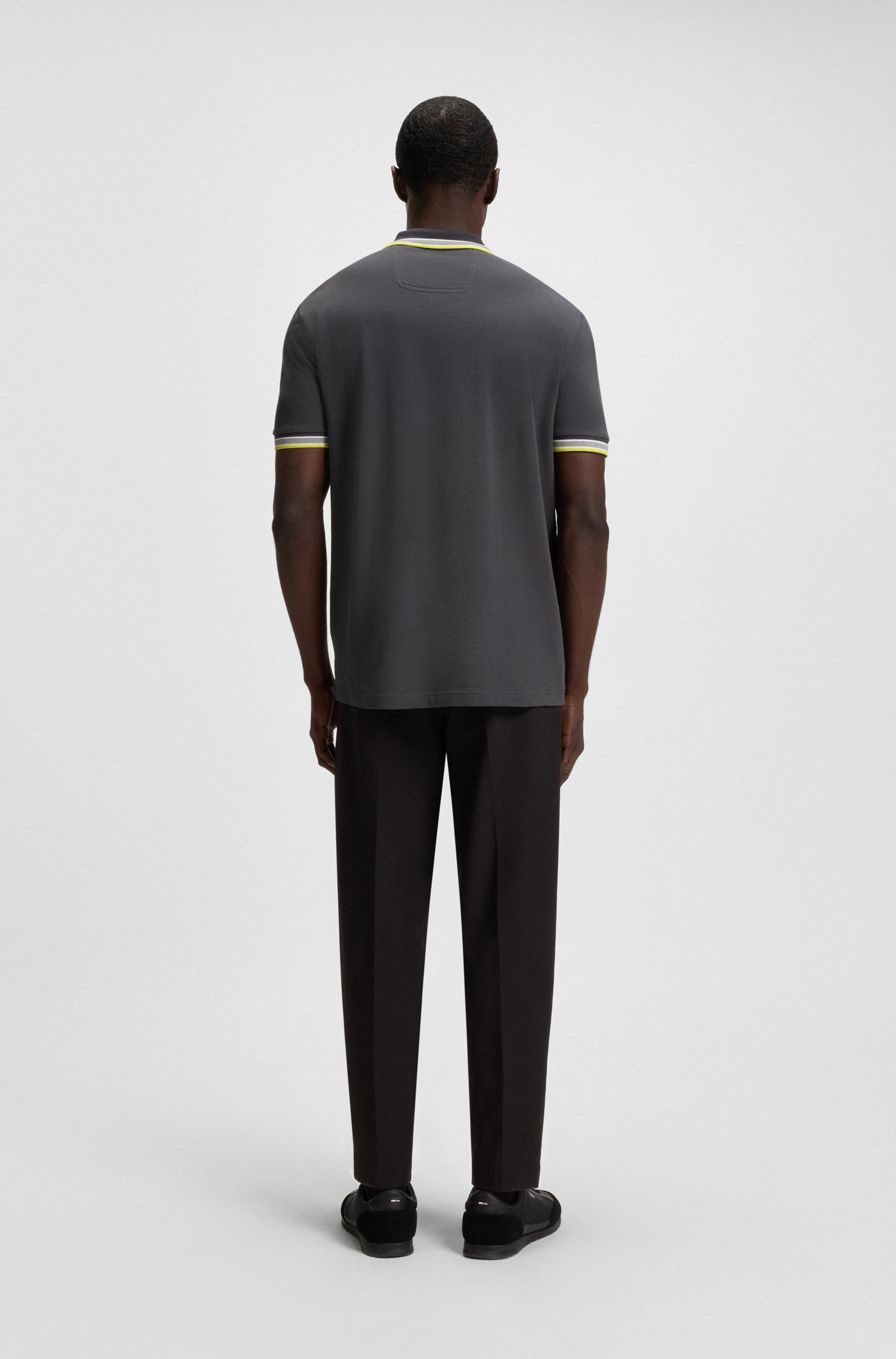 BOSS GREEN Poloshirt »Paddy«, mit kontrastfarbenen Streifen am Kragen