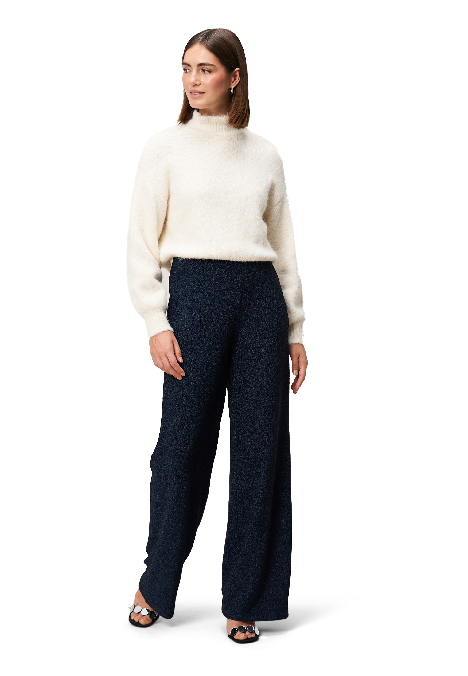 Zero Strickpullover »Damen mit Ballonärmeln« 1 Stk. Plain/ohne Details