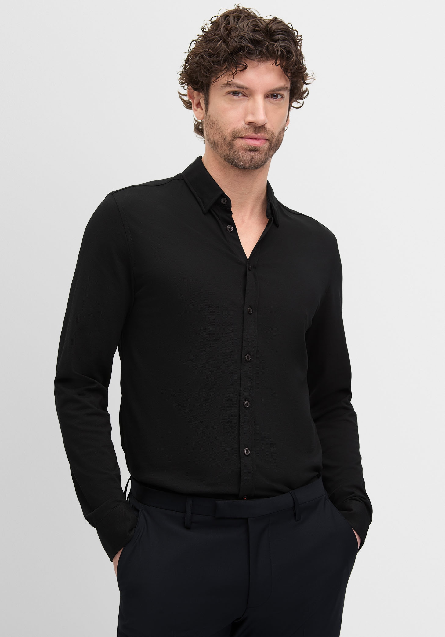 Cinque Businesshemd "CIRONI", in Stretch Piquet Qualität günstig online kaufen