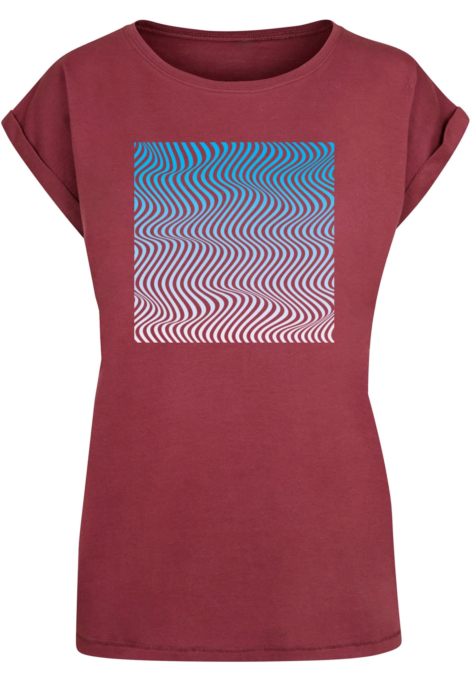 Merchcode T-Shirt "Merchcode Damen Ladies Summer - Wavy Pattern T-Shirt" günstig online kaufen