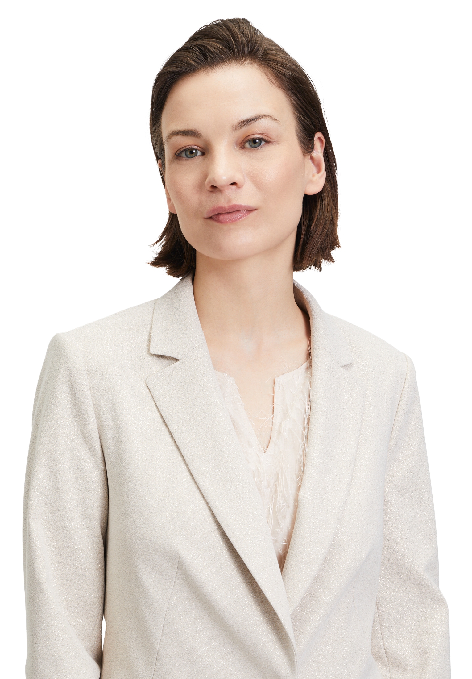 Betty&Co Longblazer »Betty & Co Damen Businessblazer mit Taschen«, Material