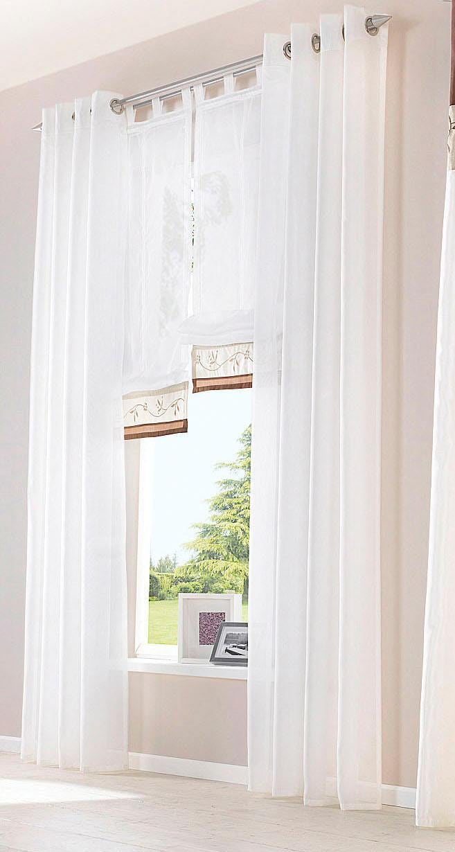 my home Gardine »Sorel«, (1 St.), Vorhang, Fertiggardine, transparent bestellen | BAUR