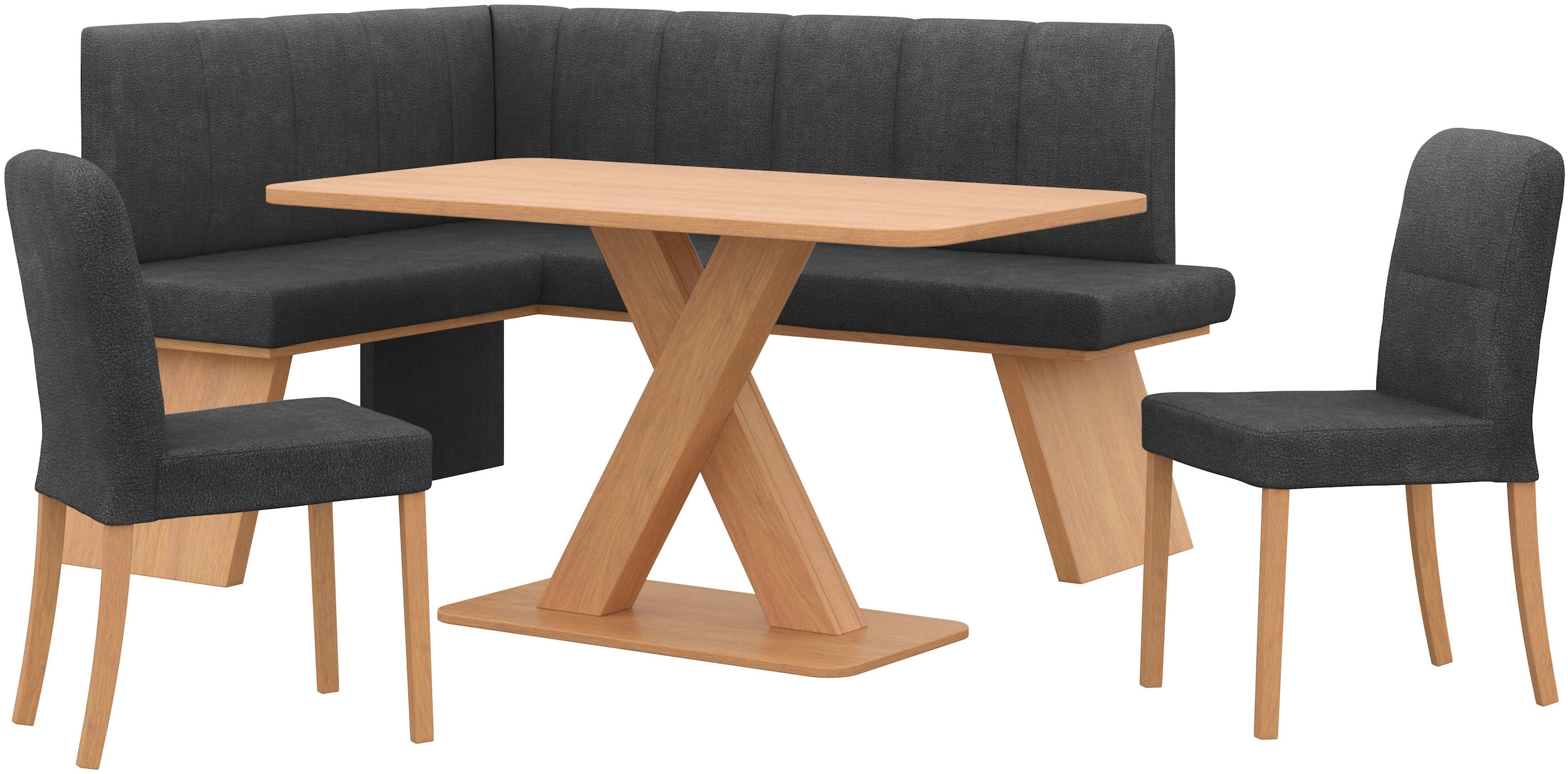 Home affaire Eckbankgruppe "Nina" Set, 4er, 4 Stk. tlg. Sitzgruppe Esszimme günstig online kaufen