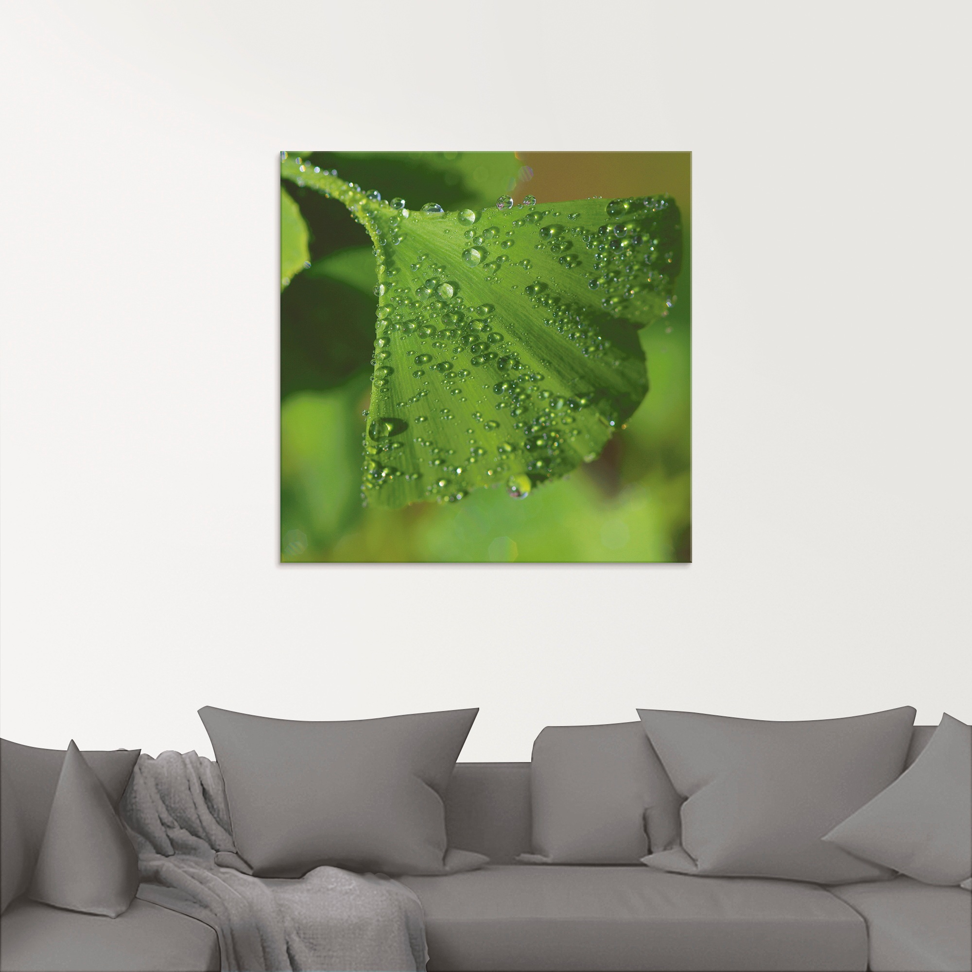 Artland Glasbild »Ginkgo«, Blätter, (1 St.), in verschiedenen Größen