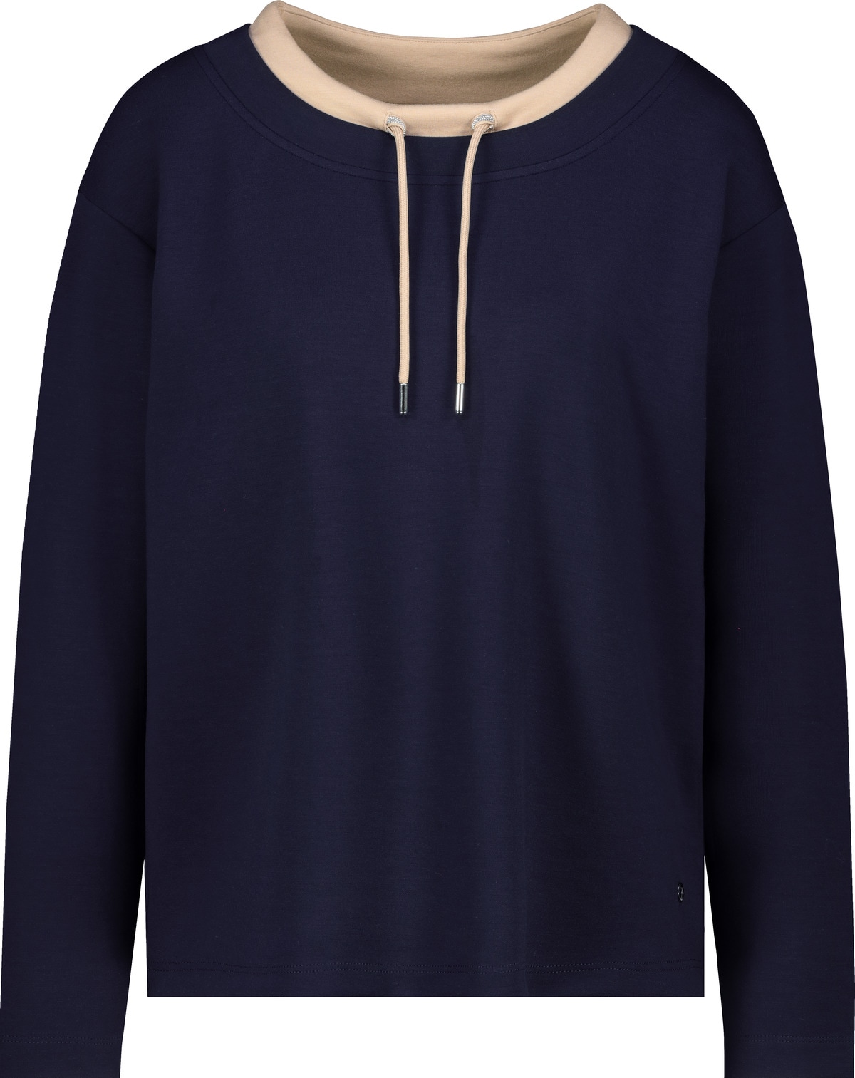 Monari Sweatshirt »Sweatshirt Basic Schmuckdetail«, Regular fit mit Rundhalsausschnitt