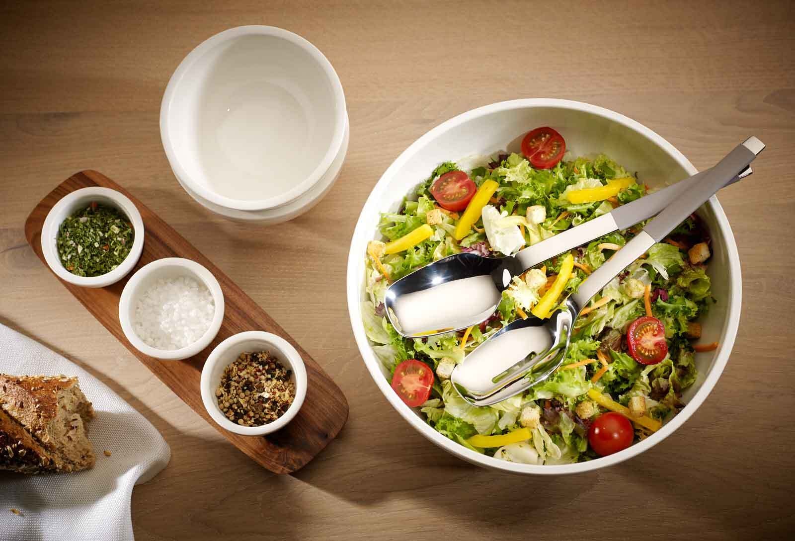 Villeroy & Boch Besteck-Set »Salatbesteck S+ Taupe 31 cm 2er Set taupe«