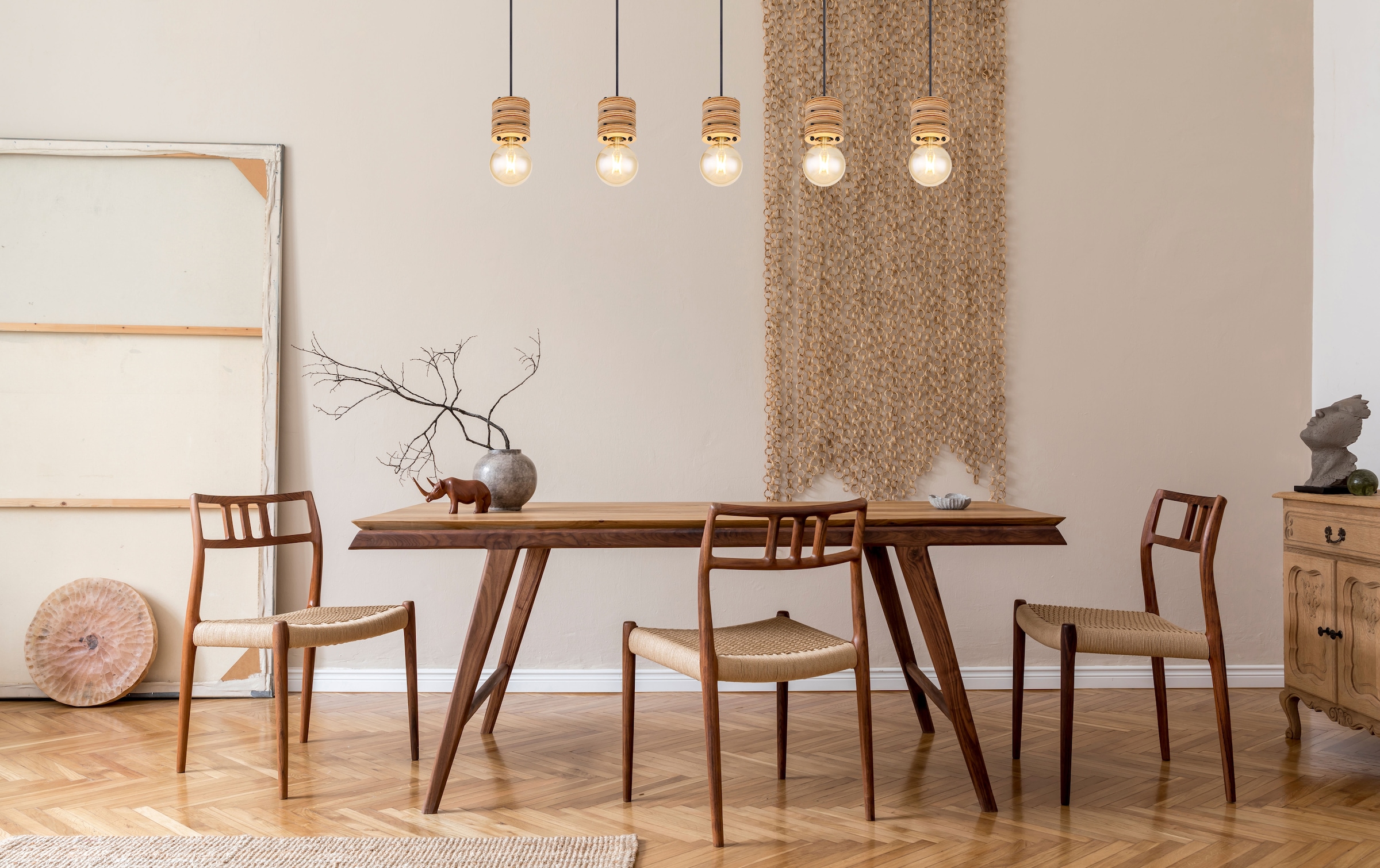 GLOBO LIGHTING Hängeleuchte »ANGELINE« E27 1 Stk. Hängelampe Esszimmer-Leuchte Esstischleuchte Wohnzimmer