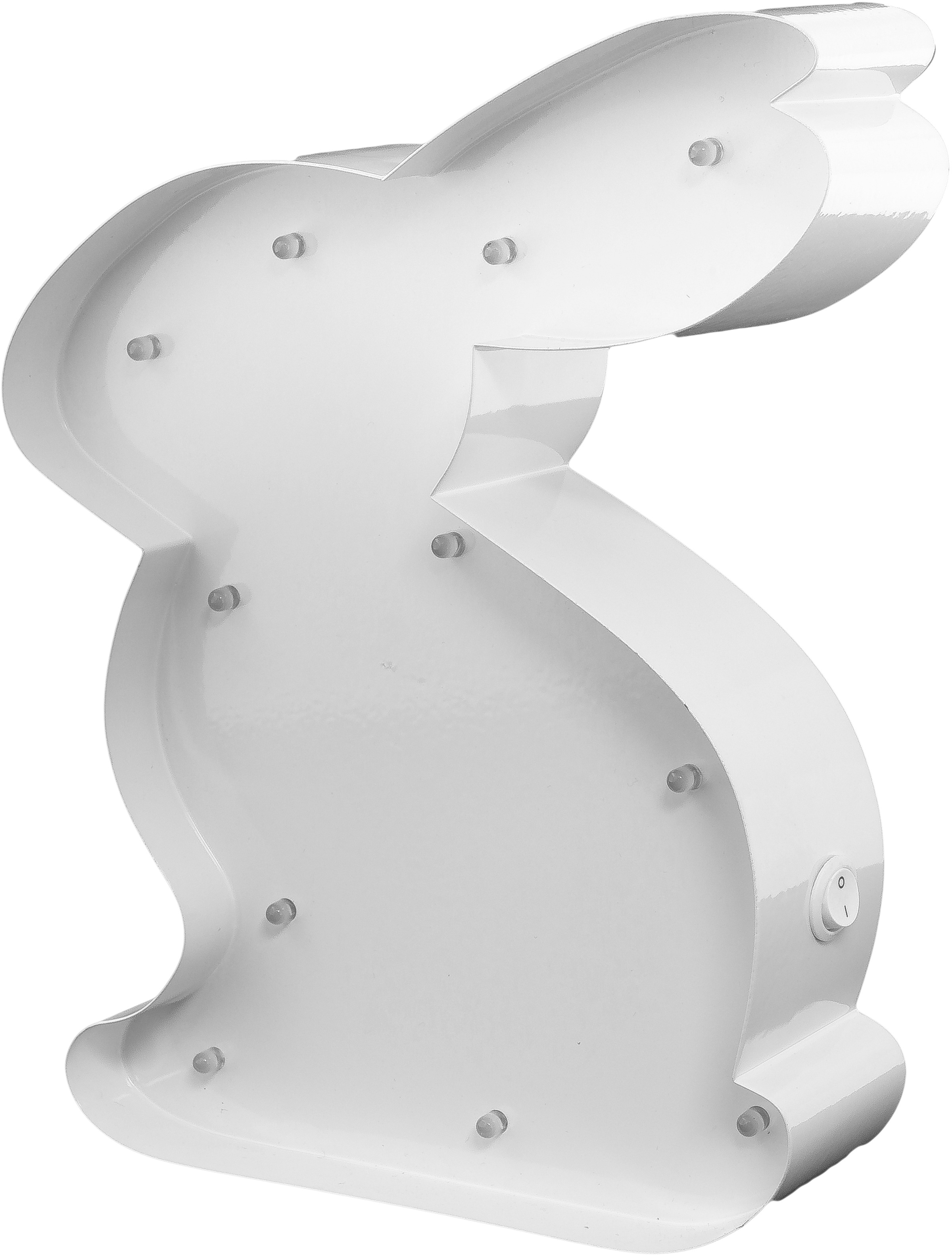 MARQUEE LIGHTS LED Dekolicht »Rabbit«, 11 flammig, Leuchtmittel LED-Modul | LED fest integriert, Wandlampe, Tischlampe Rabbit mit 11 festverbauten LEDs - 15x23 cm