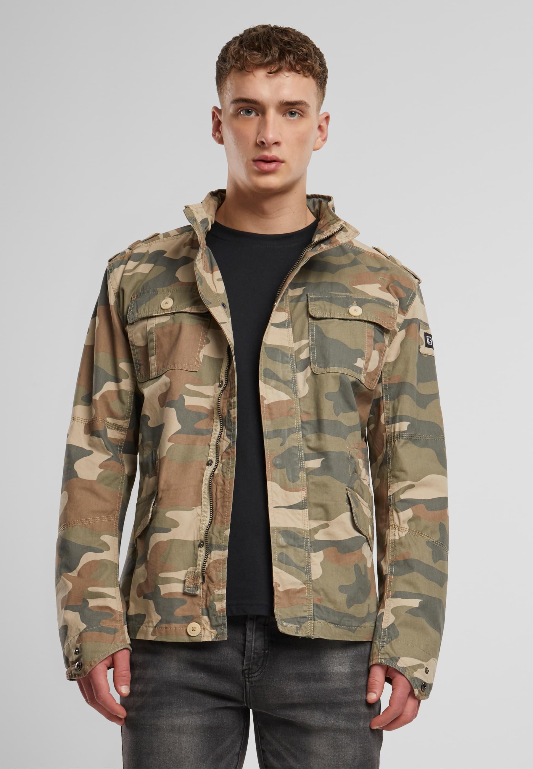 Brandit Allwetterjacke »Brandit Herren Britannia Jacket«, (1 St.), ohne Kapuze