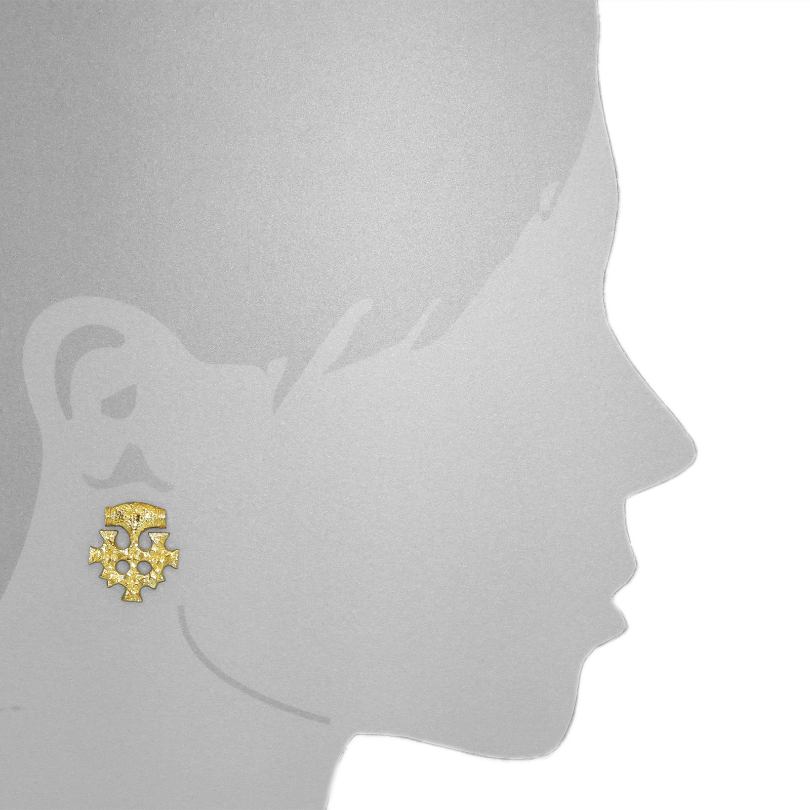OSTSEE-SCHMUCK Paar Ohrstecker »Ostsee-Schmuck Ohrstecker Hiddensee 25 x 23 mm«, (2 tlg.)