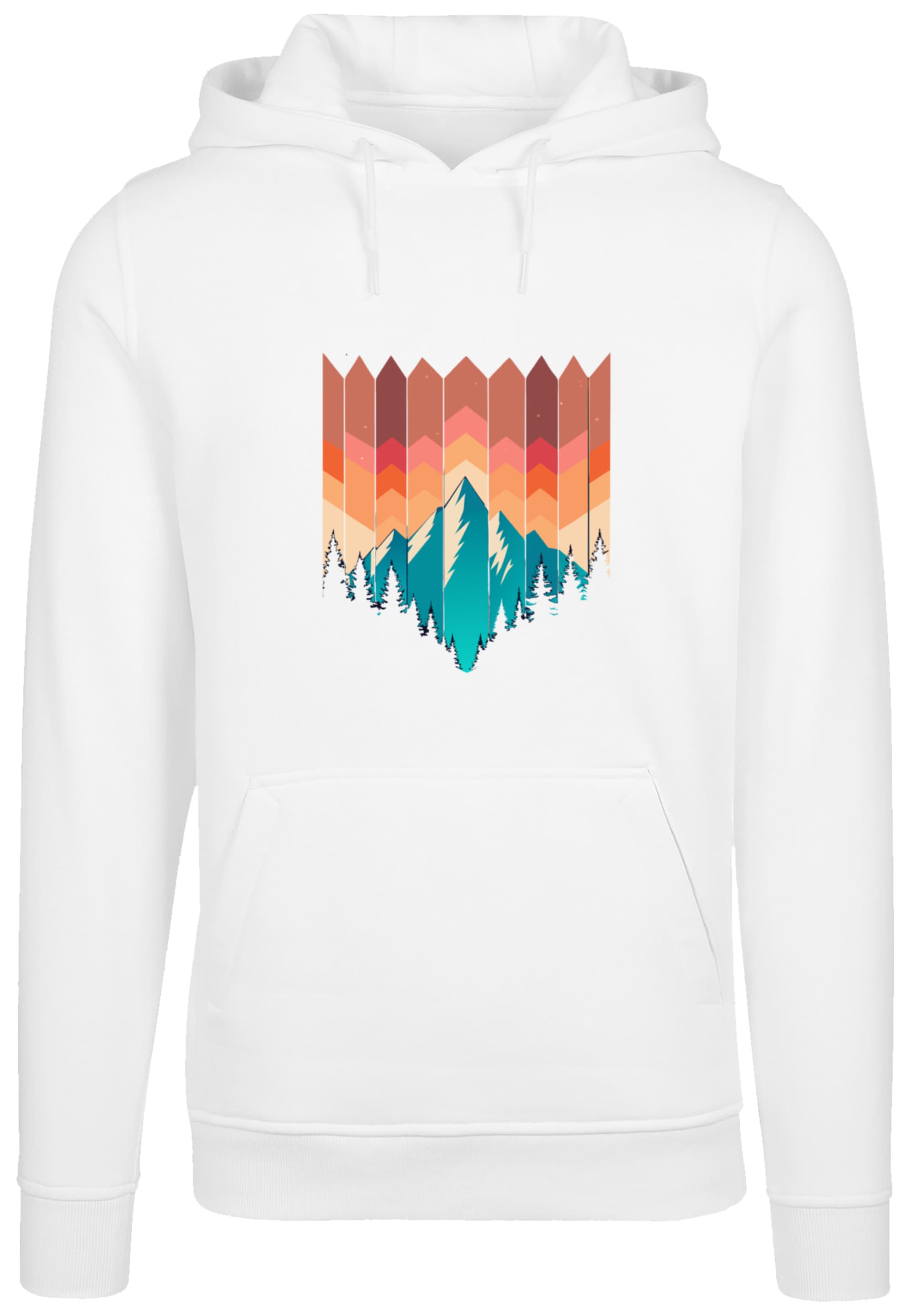F4NT4STIC Kapuzenpullover »Berg Sonnenuntergang Geometrisch«, Premium Qualität