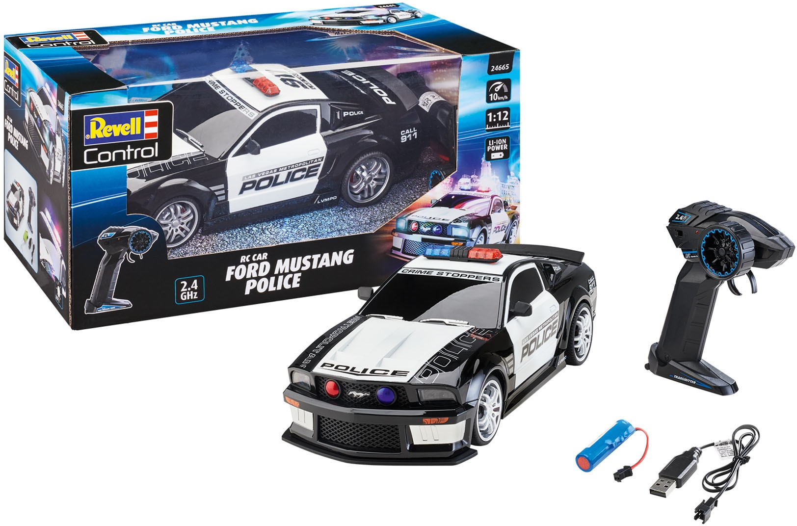 RC-Auto »Revell® control, Ford Mustang Police«
