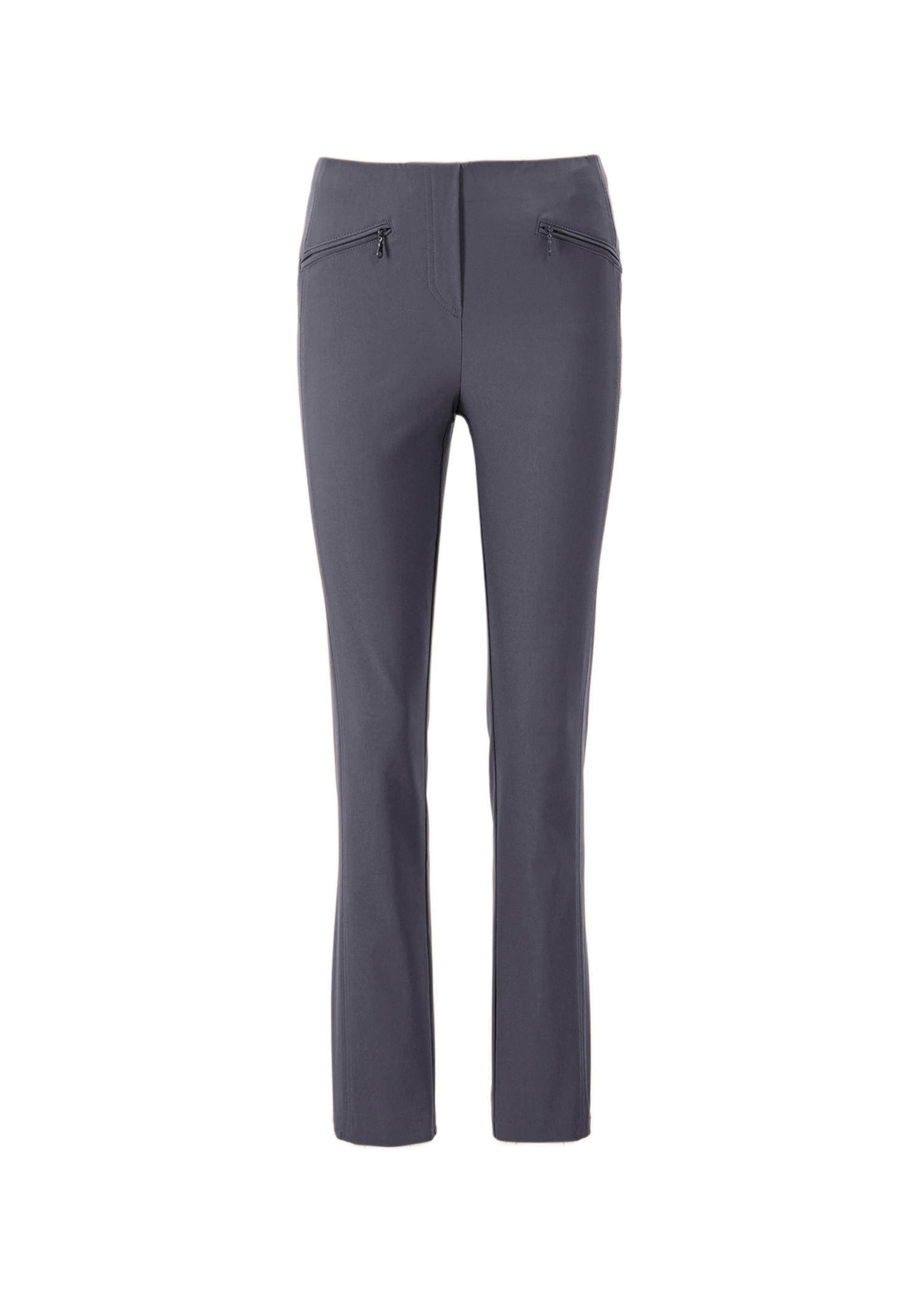 GOLDNER 2-in-1-Hose "Kurzgröße Elegante Stretchhose mit Schlupfbund" Ohne