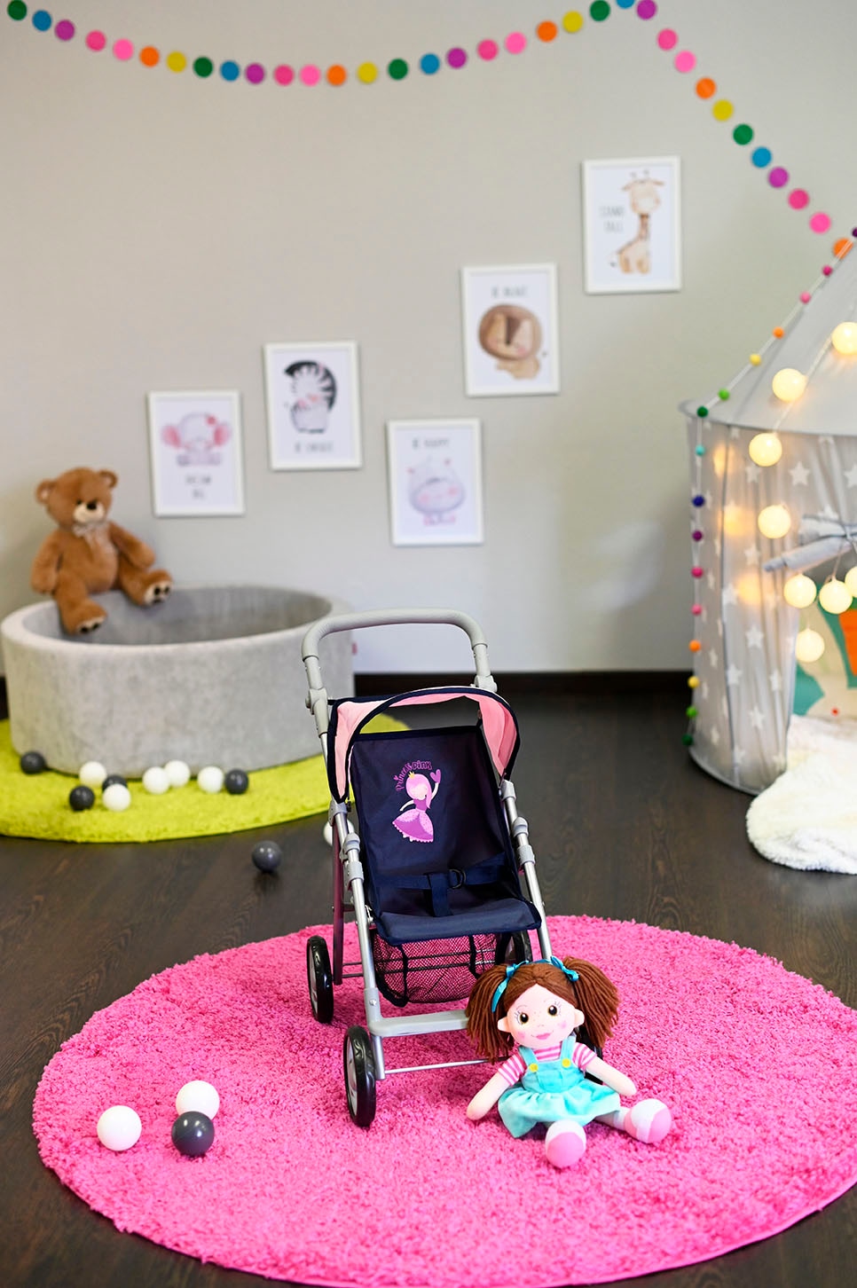 Knorrtoys® Puppenbuggy »Liba - princess blue«