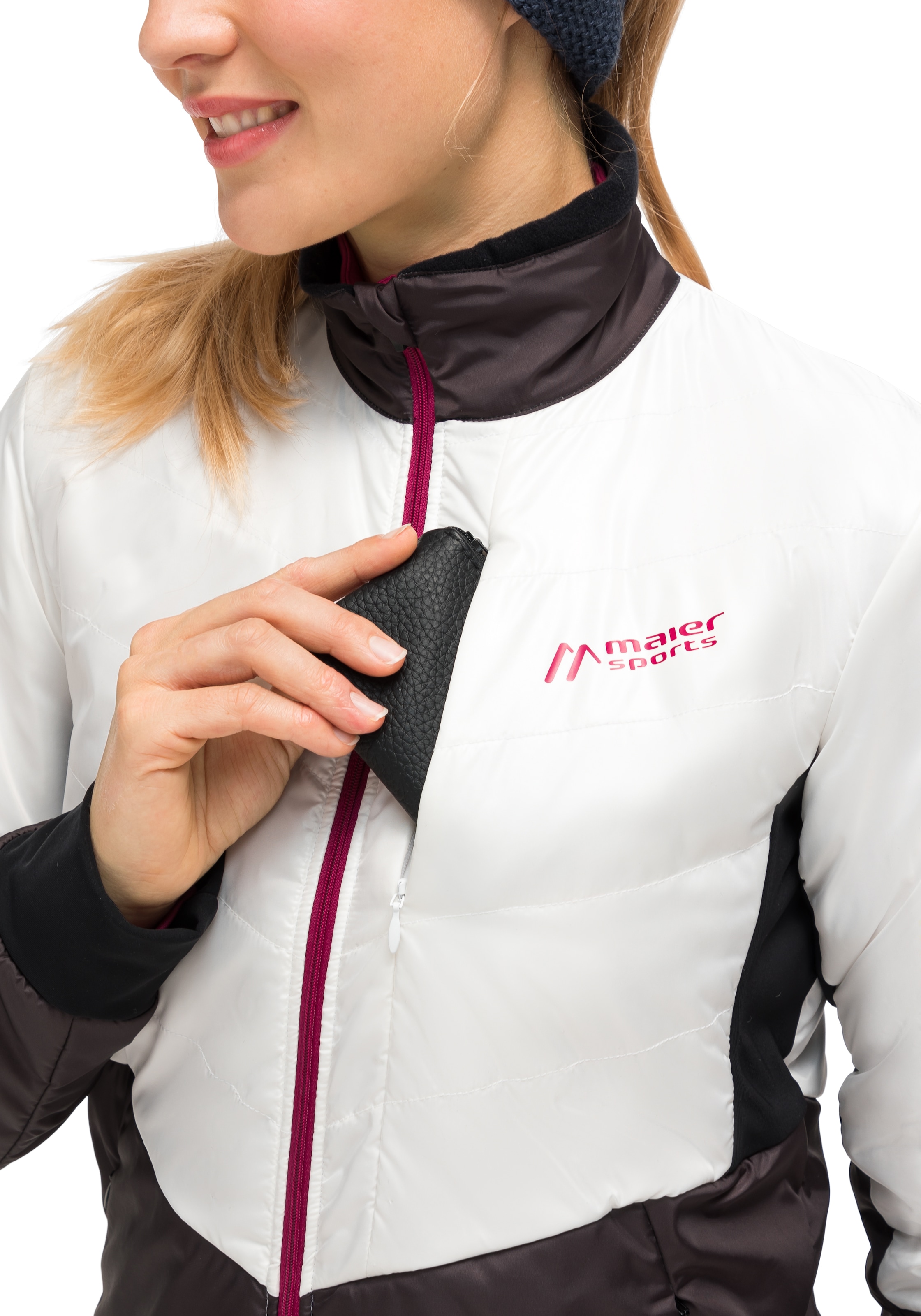 Maier Sports BAUR Wool | W«, Outdoorjacke online mit 3 bestellen geräumige wattierte »Skjoma Taschen Skijacke Damen Langlaufjacke