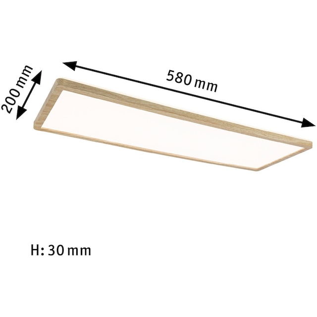 Paulmann LED Panel »Atria Shine 22W 3000K 580x200 Eiche Kunststoff IP44«, 1  flammig-flammig, Hintergrundbeleuchtung kaufen | BAUR