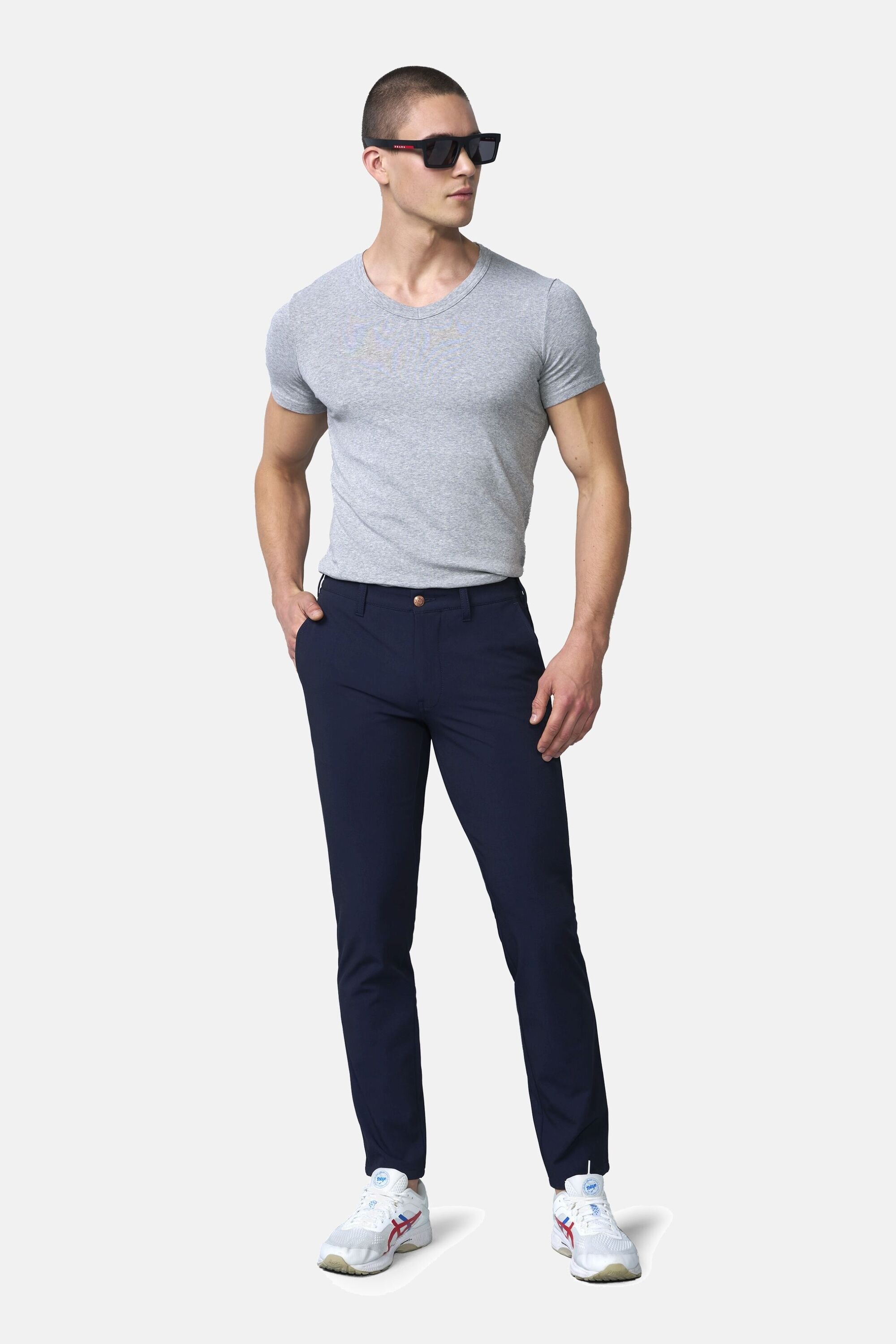 MEYER Chinos »M5 Move 9-6196«  aus recycelten Fasern