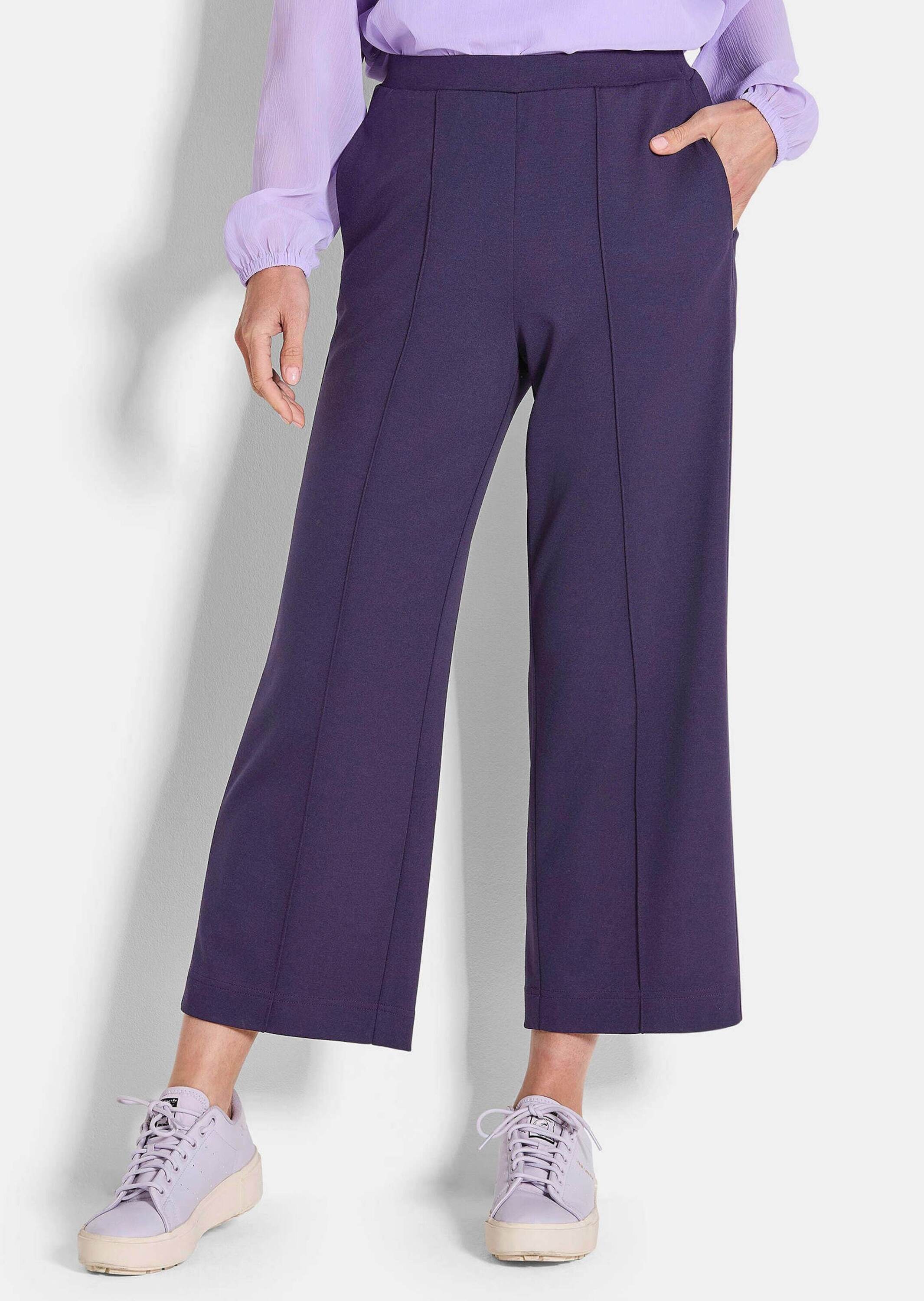 Thumbnail - GOLDNER 7/8-Hose "Kurzgröße Verkürzte Jersey-Hose VERA mit Biesen"