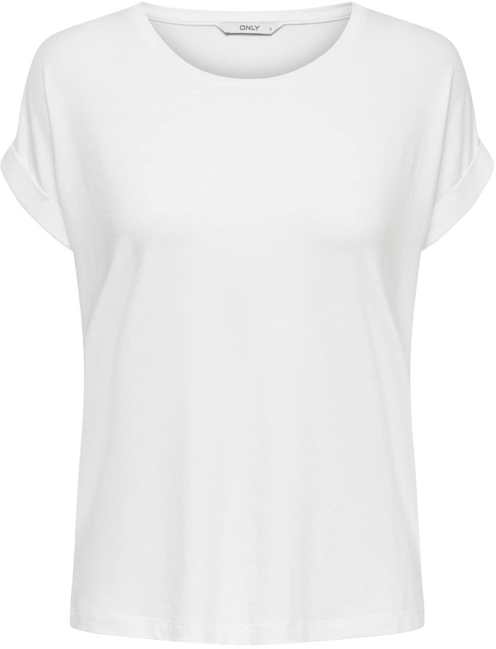 ONLY T-Shirt »ONLMOSTER S/S O-NECK TOP NOOS JRS«, mit Aufschlag am Arm