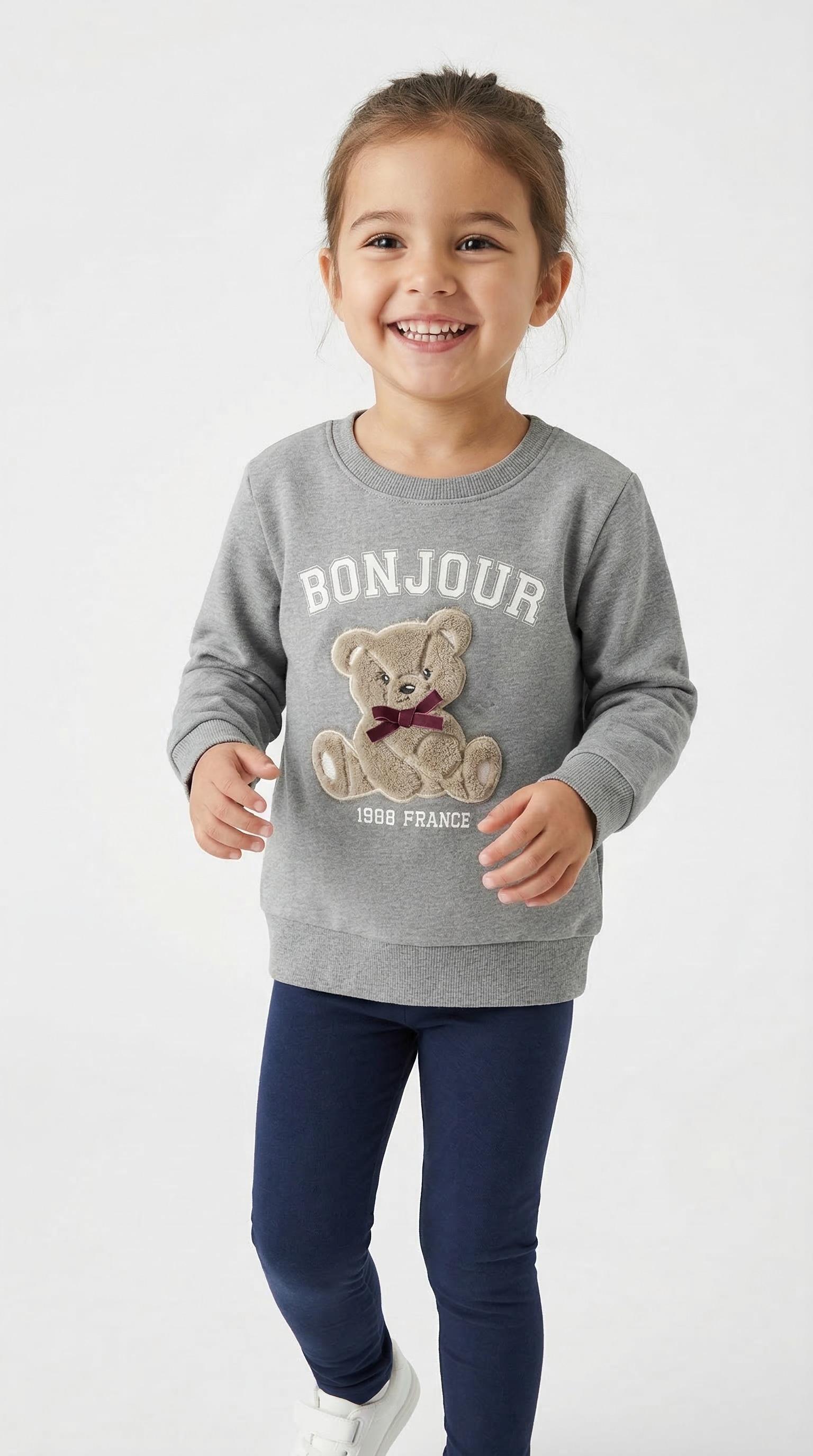 Name It Sweatshirt "NMFREAR LS SWEAT BRU"