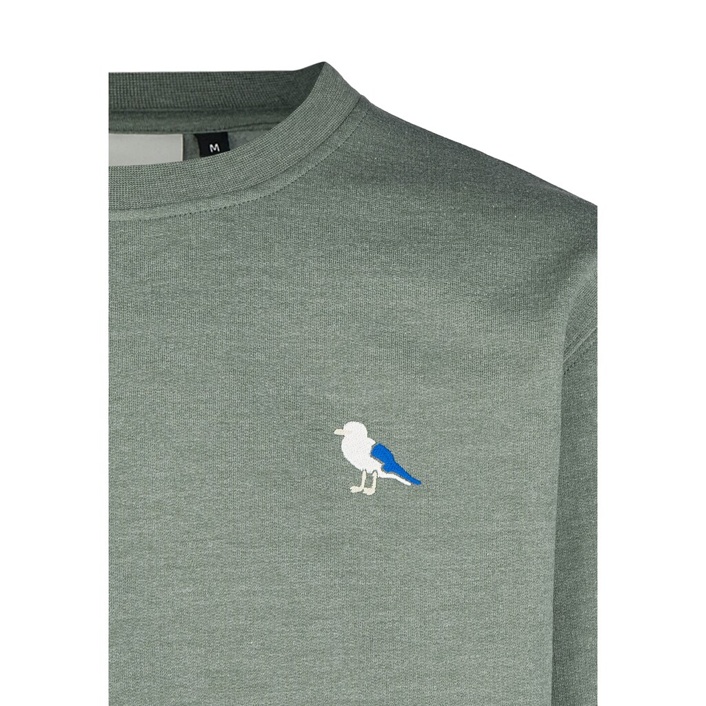 Cleptomanicx Sweatshirt »Embro Gull«, mit kleiner Möwen-Stickerei