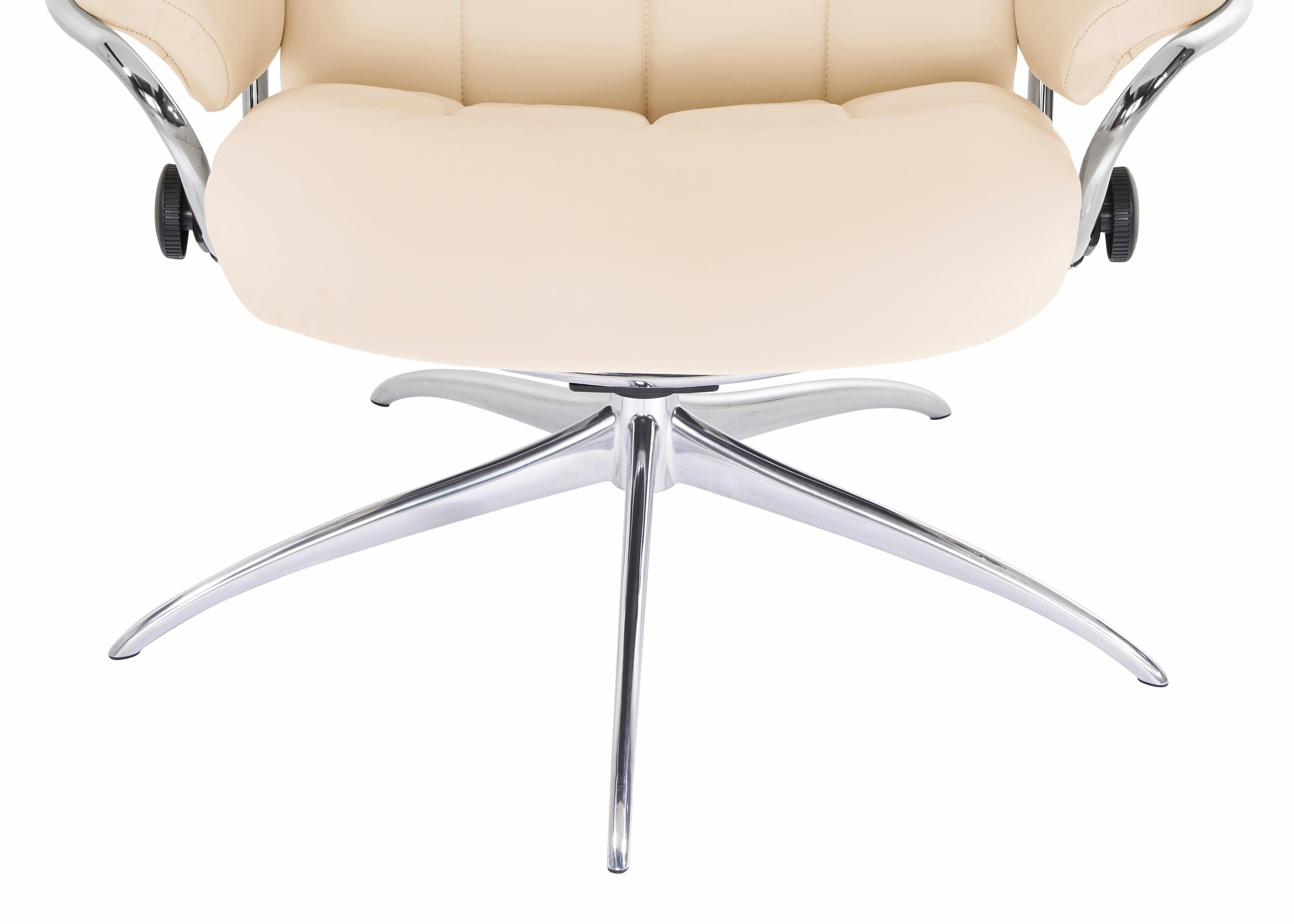 Stressless® Relaxsessel »London«, (Set, Relaxsessel mit Hocker), mit Hocker, High Back, mit Star Base, Gestell Chrom