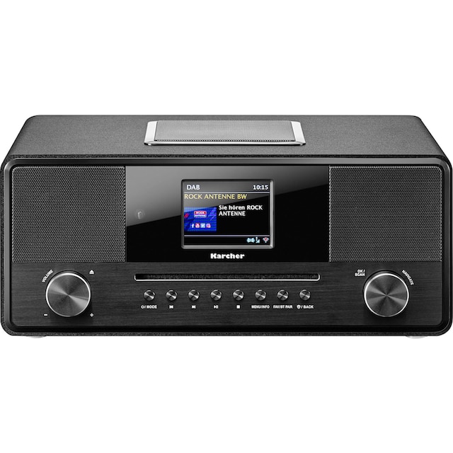 Karcher Internet-Radio »DAB 9000CDI«, (Bluetooth-WLAN Digitalradio  (DAB+)-Internetradio-FM-Tuner mit RDS-UKW mit RDS 36 W)
