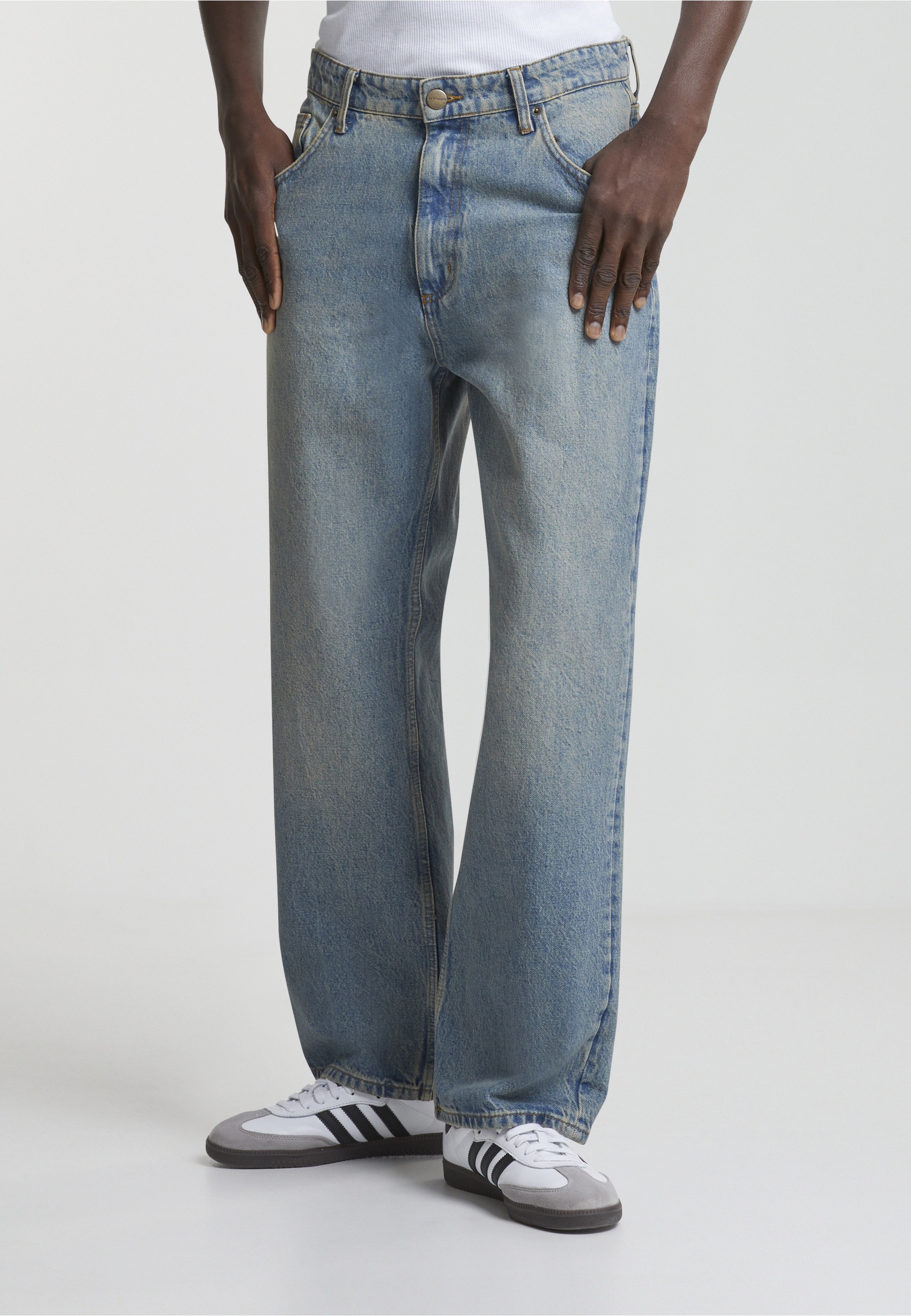 2Y Studios Adrik Basic Baggy Jeans Vintage Blau 31 2