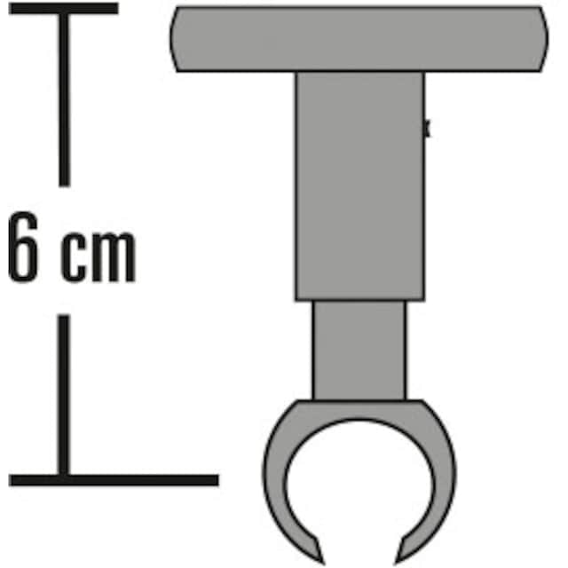 SCHÖNER WOHNEN-Kollektion Deckenträger für Gardinenstangen »Deckenträger  für Ø 20 mm«, (1 St.), Serie Einzelprogramm Leon Ø 20 mm | BAUR