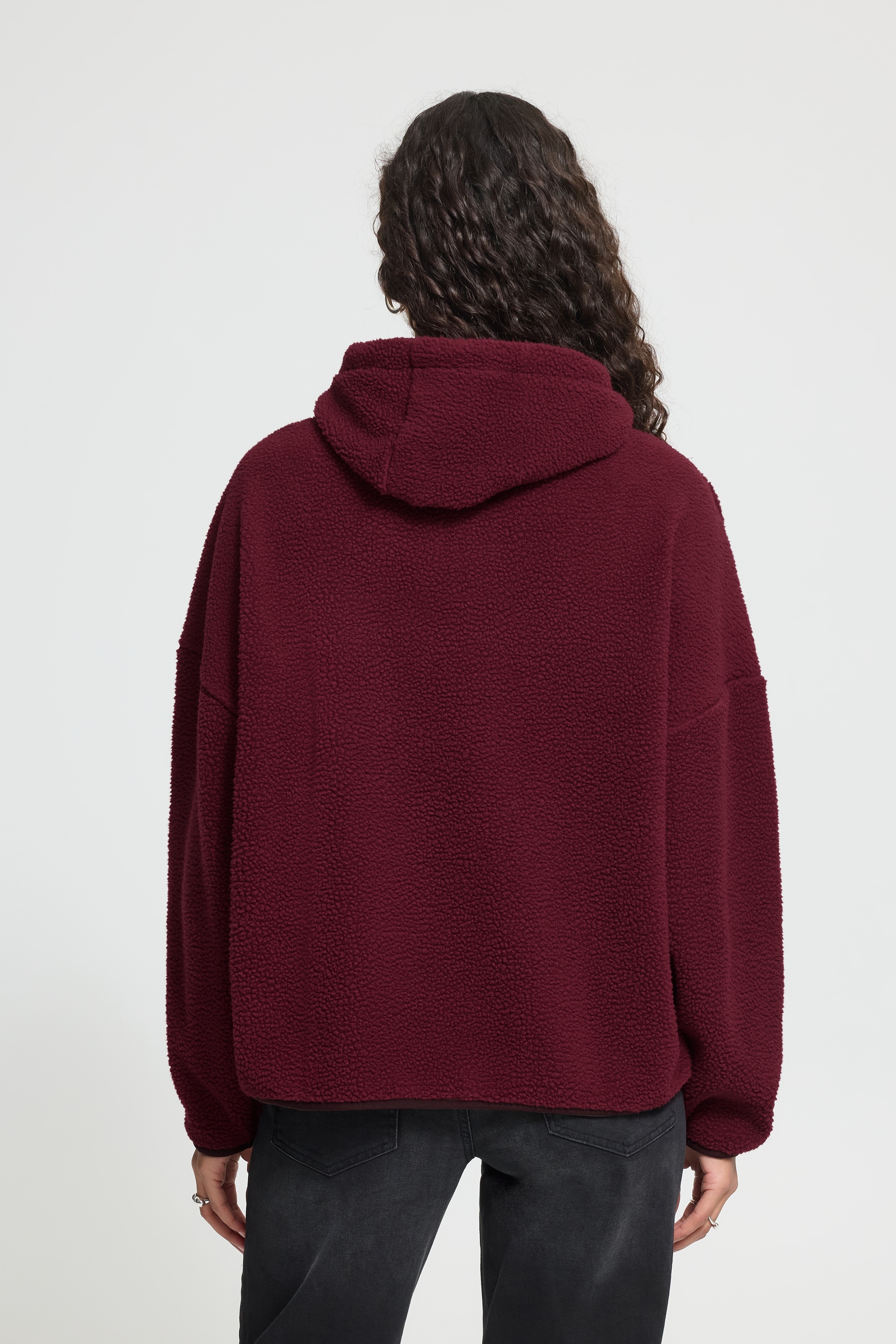 Ichi Kapuzensweatshirt »Damen Sweat-Cardigan mit Kapuze IHMONSI«

