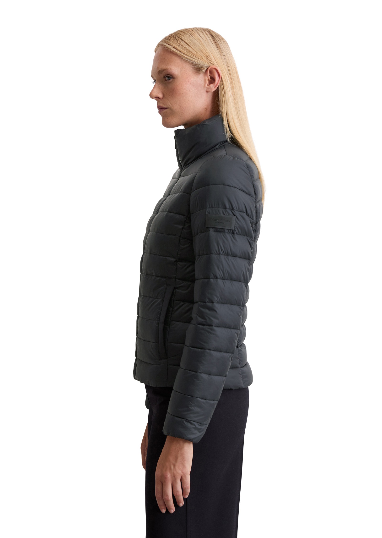 Marc O'Polo Outdoorjacke »mit recycelten Materialien«, ohne Kapuze