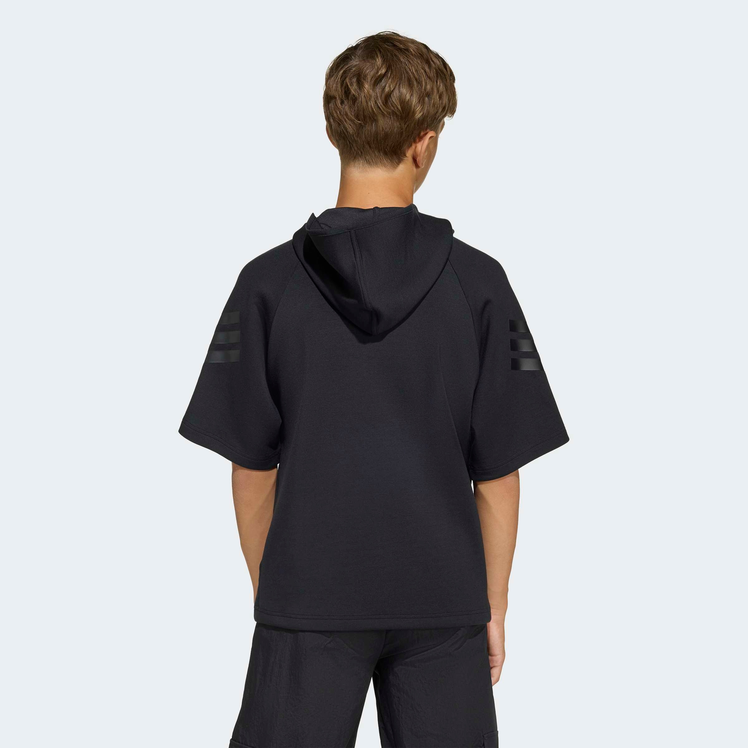 adidas Sportswear Kapuzensweatshirt »FUTURE ICONS 3-STREIFEN KURZARM-HOODIE«
