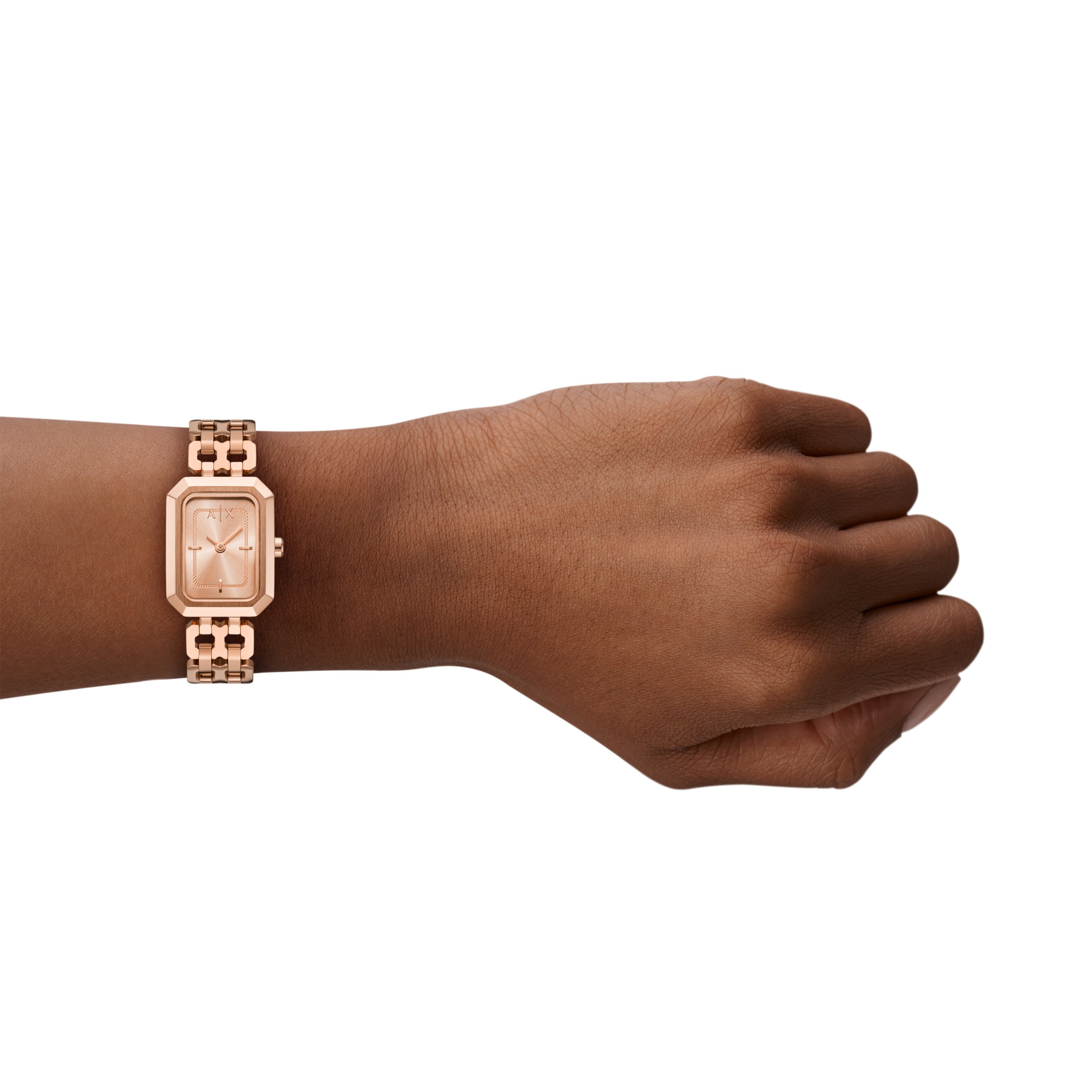 ARMANI EXCHANGE Quarzuhr, Armbanduhr, Damenuhr, Edelstahlarmband, analog